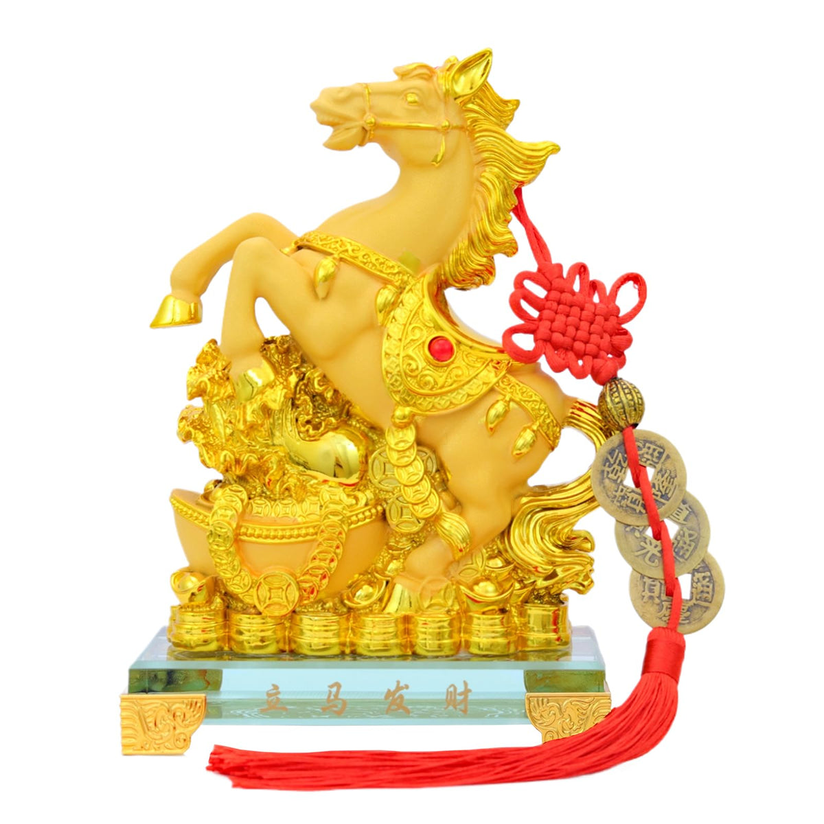 Feng Shui Chinese Zodiac Year Golden Resin Collectible - Bwinka Official Imagery - 1