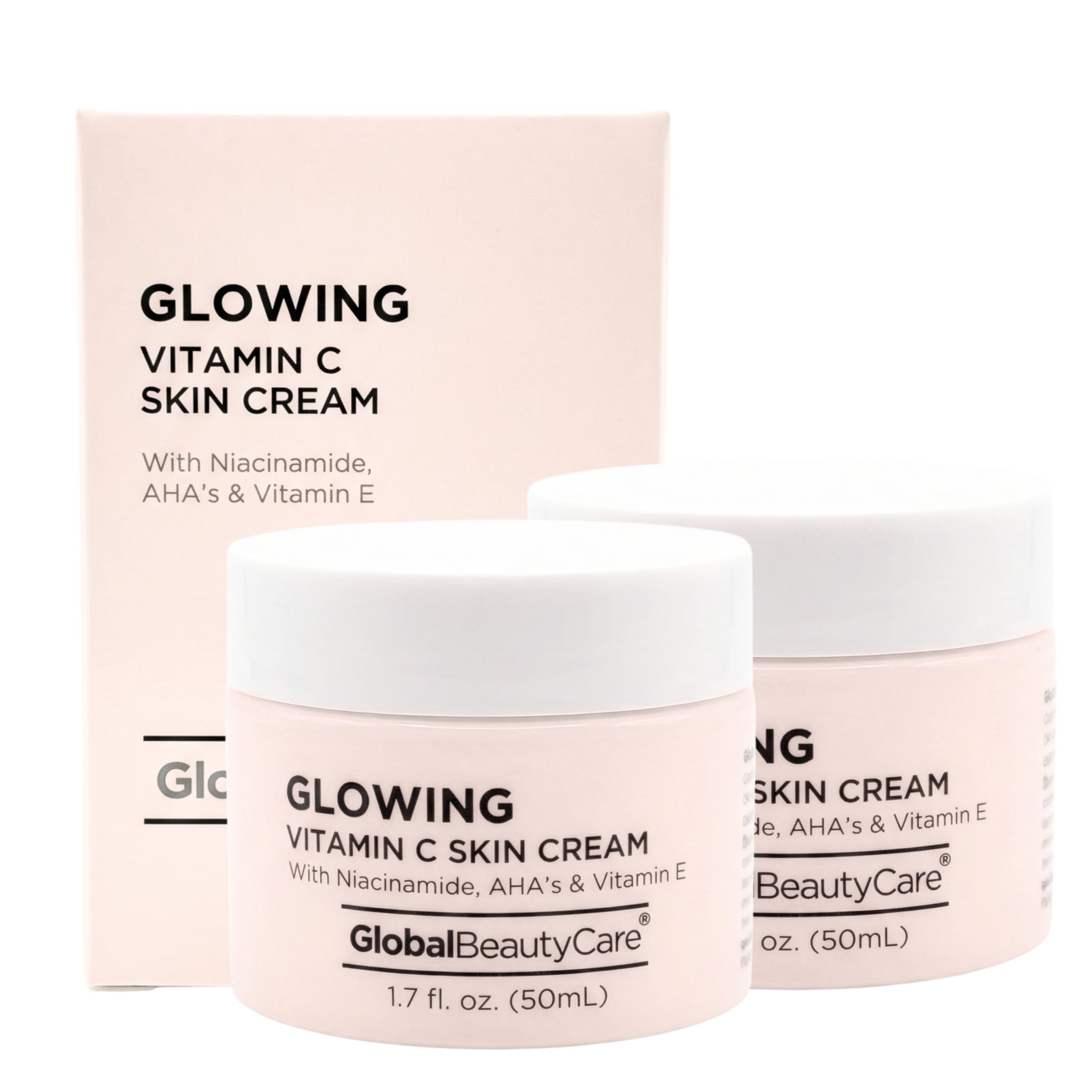 Global Beauty Care Glowing Vitamin C Skin Cream - Radiant Face - Product Imagery