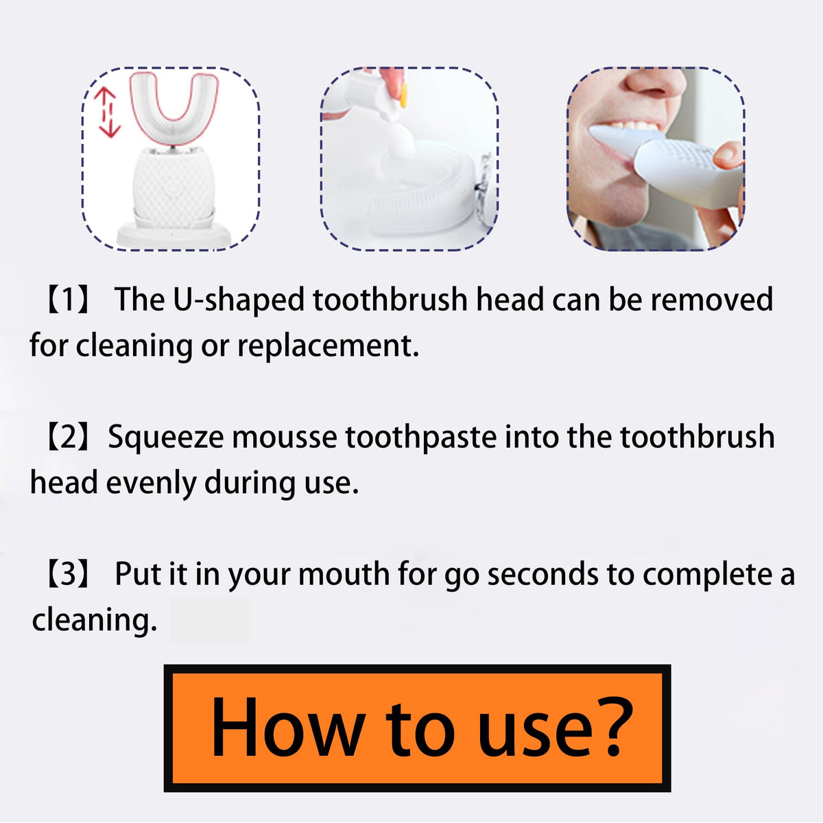 Ultrasonic Toothbrush for Adults Automatic Electric - RONGCHUANG Official Imagery - 6