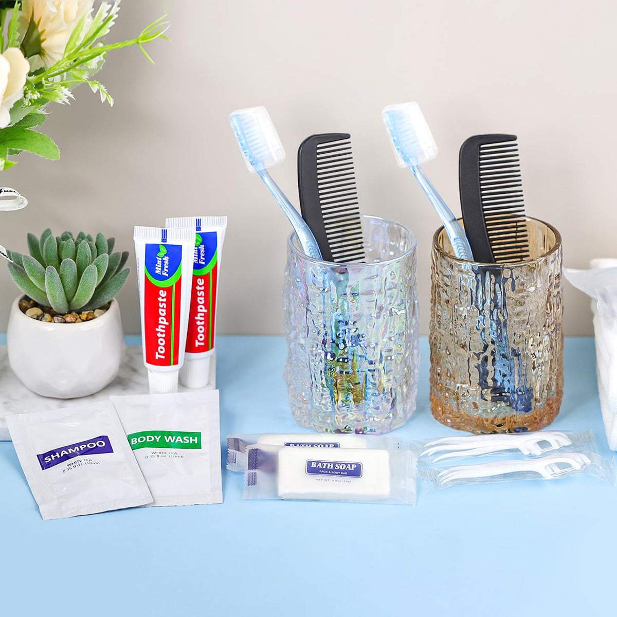 25 Sets Bulk Hygiene Kits for Homeless Basic Toiletry Kit - HQSLsund Official Imagery - 5