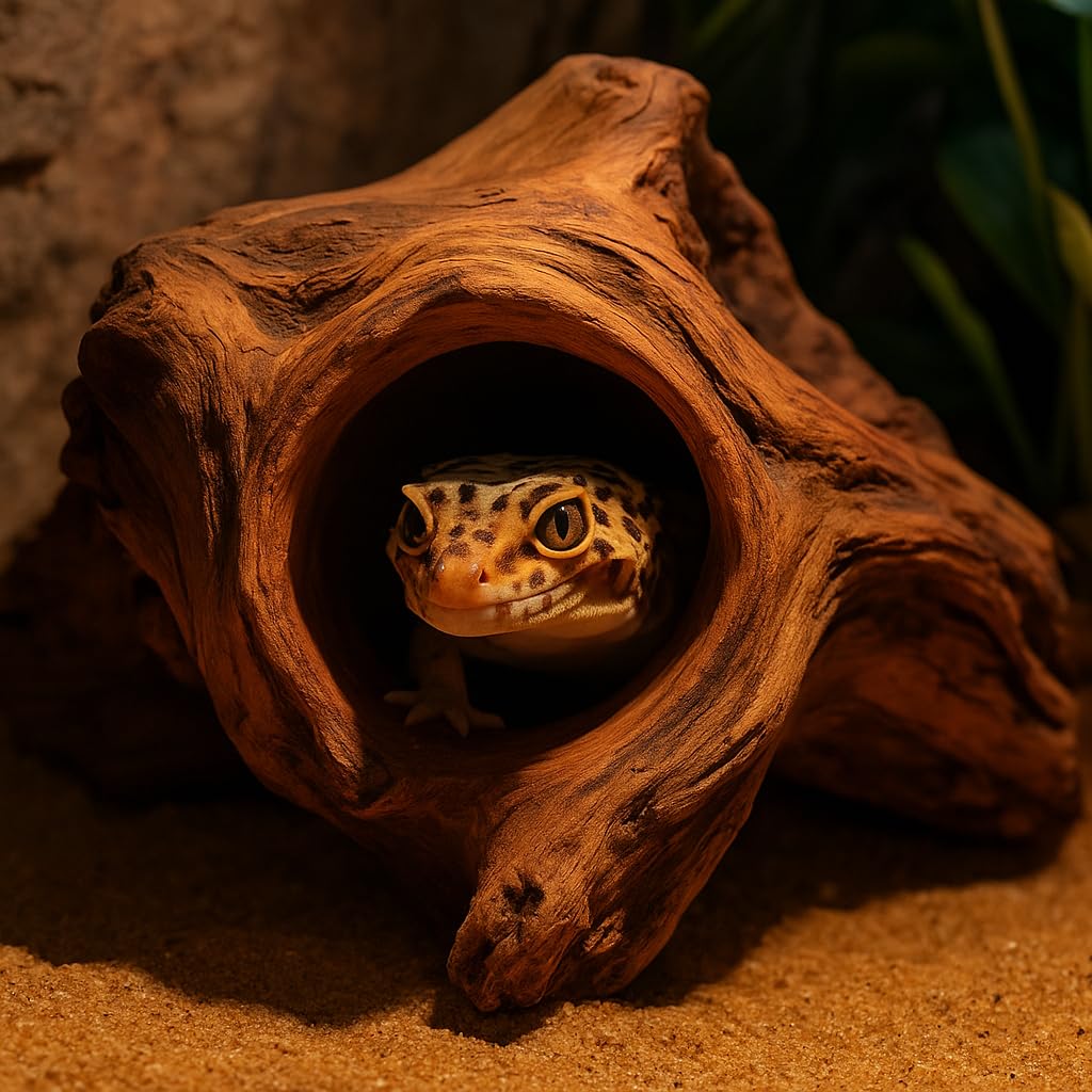 emours Porous Natural Driftwood for Aquarium, Aquascaping Driftwood with Holes, Hand-Selected Tunnels & Hideouts, Aquasc