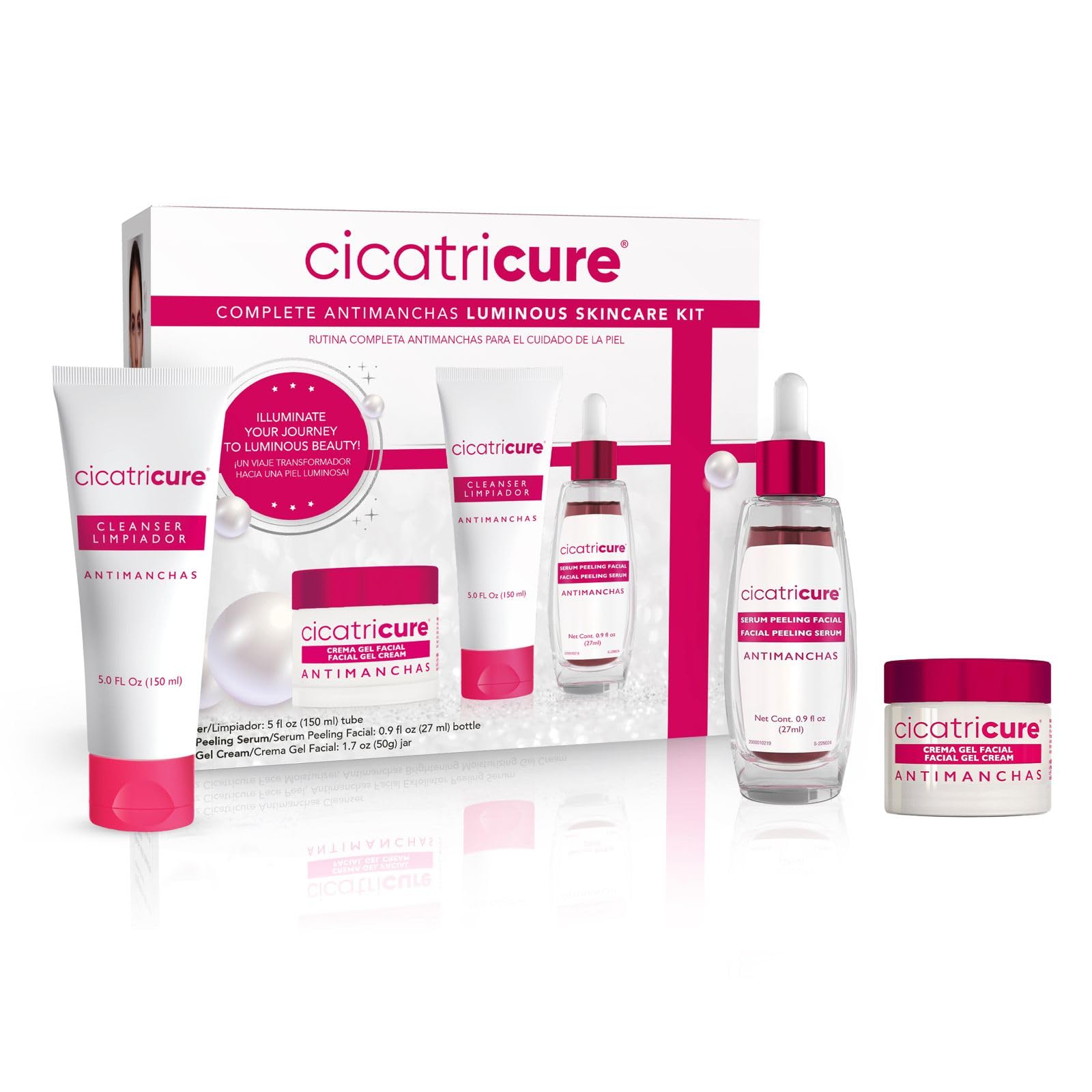 Cicatricure Antimanchas 3-in-1 Skincare Kit, Dark Spot Minimizer Set