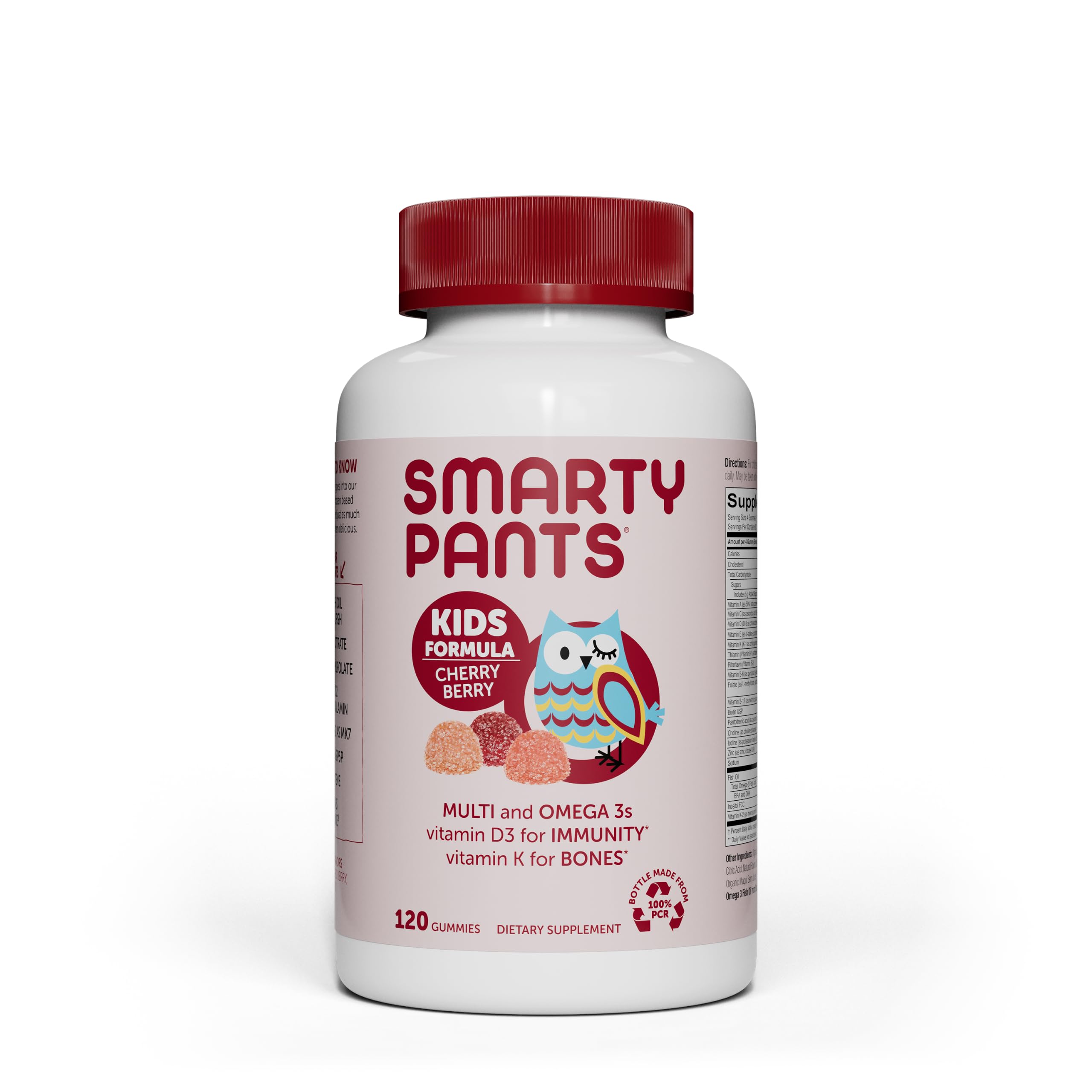 SmartyPants Kids Multivitamin Gummies: Omega 3 Fish Oil - Product Imagery