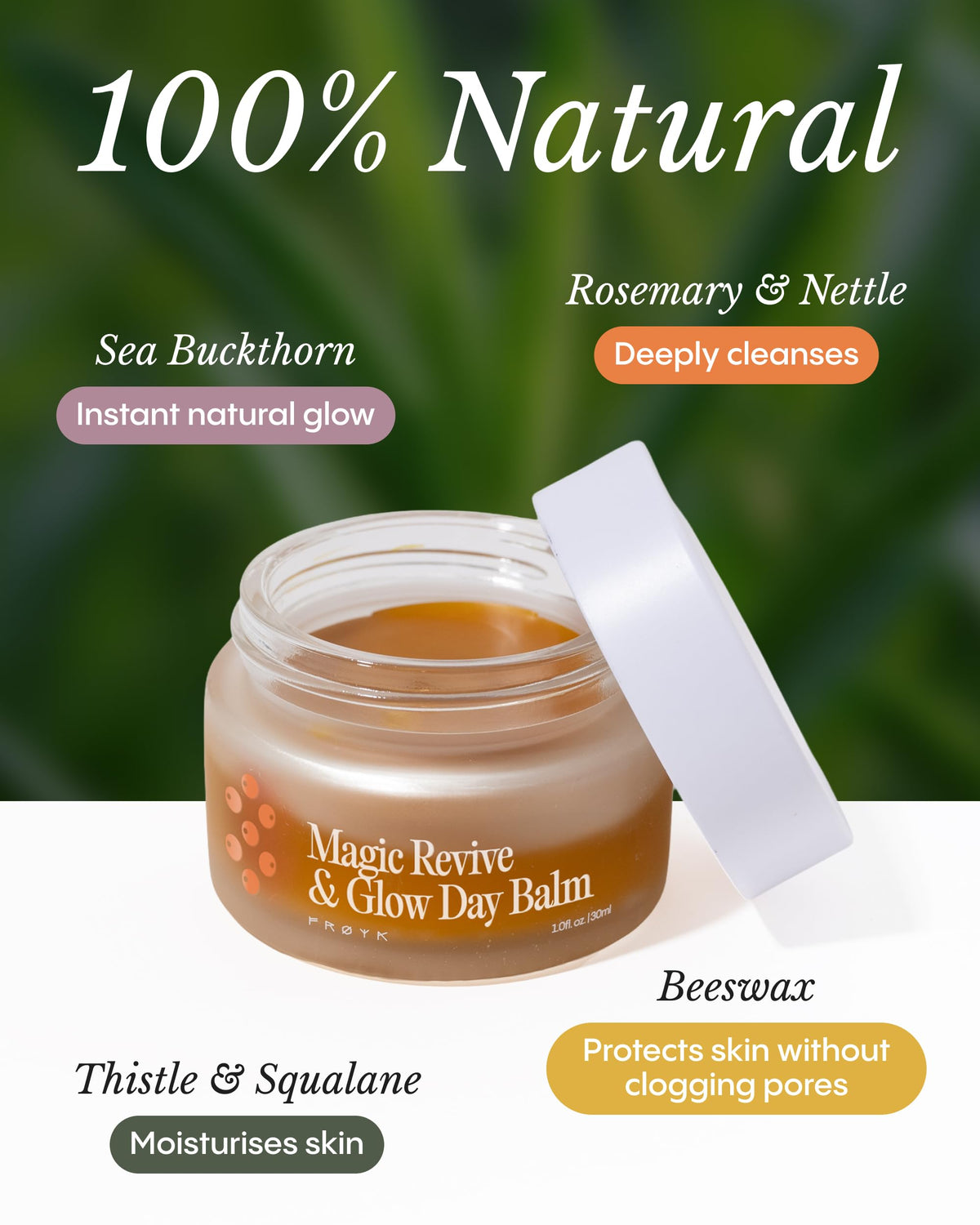 Organics Magic Revive Glow Day Balm for Face - Premium Selection Official Imagery - 5