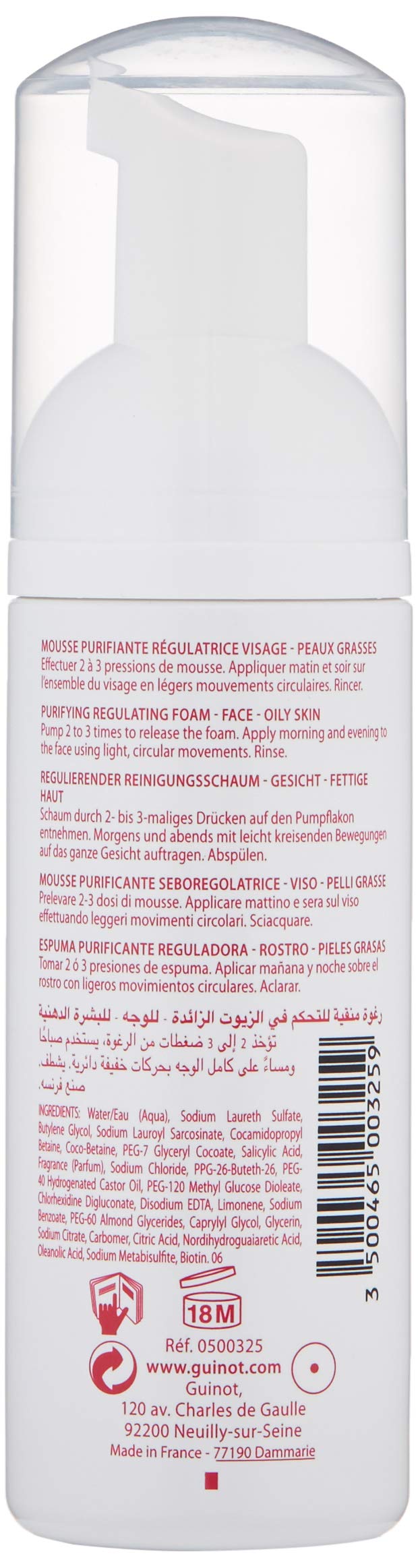 Guinot Microbiotic Cleansing Foam, 5.07 Fl Oz