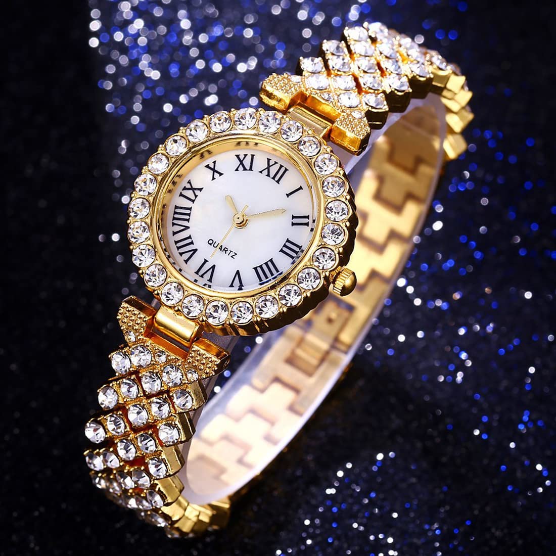 BESTKANG Women Diamond Watchs Luxury Fashion Ladies Bangle Bracelet Set Wrist Watch Female Dress Watch – packaging and l