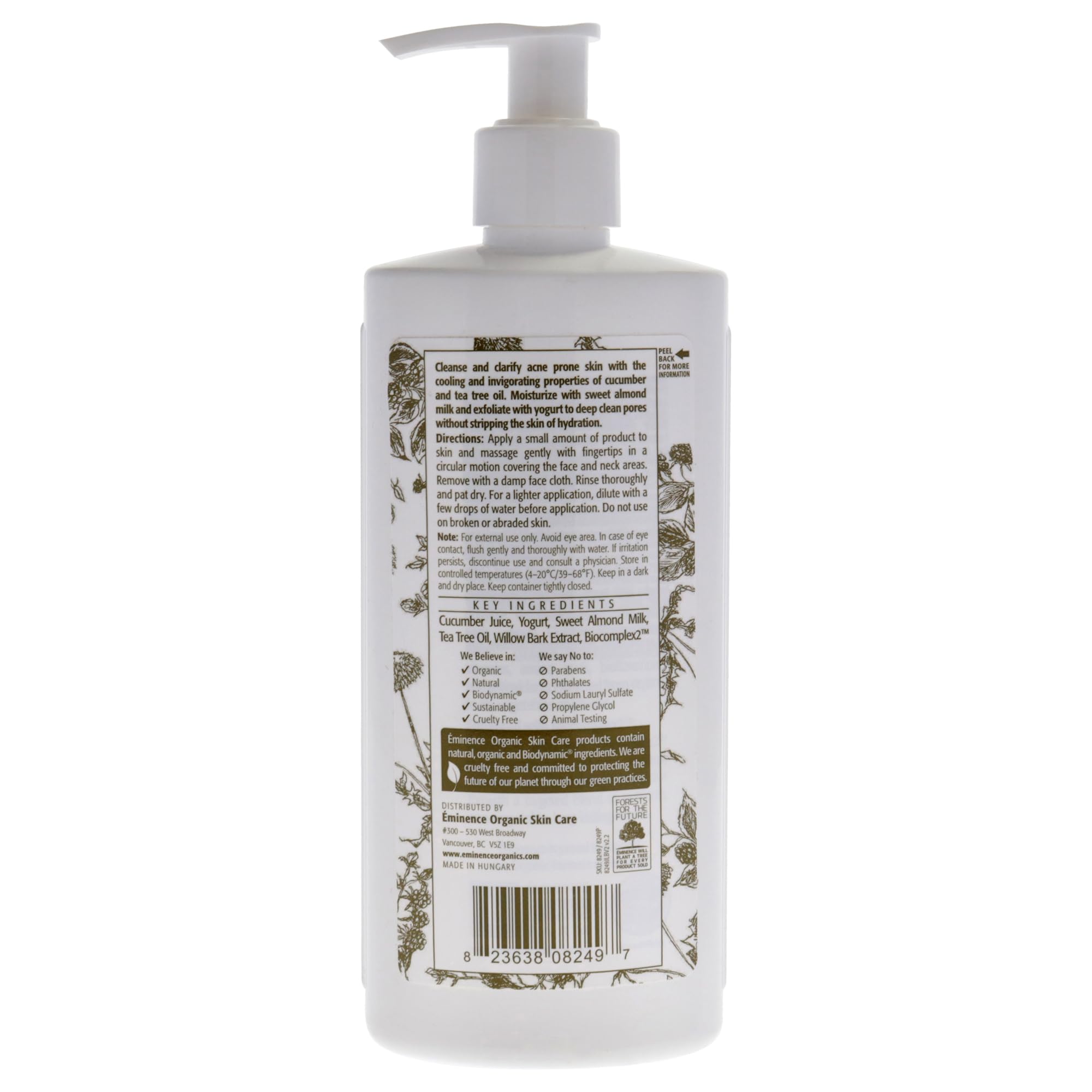 Eminence Clear Skin Probiotic Cleanser, 8.4 Ounce