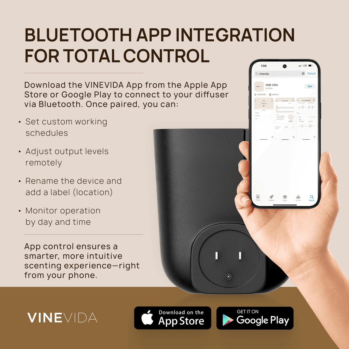 VINEVIDA Prime Plug in Diffuser for Home Office - VINEVIDA Official Imagery - 5