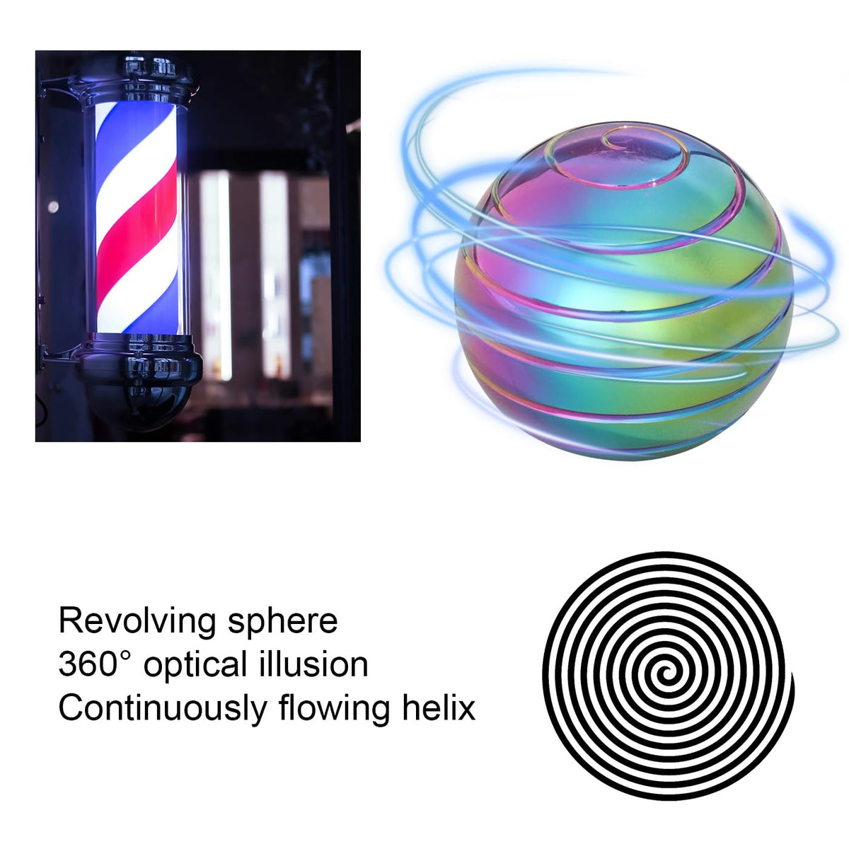 KALMORA Kinetic Spinning Desk Toys, Fidgets for Anxiety and Stress for Adult Teen Cool-Stuff, Party Gifts for Christmas 