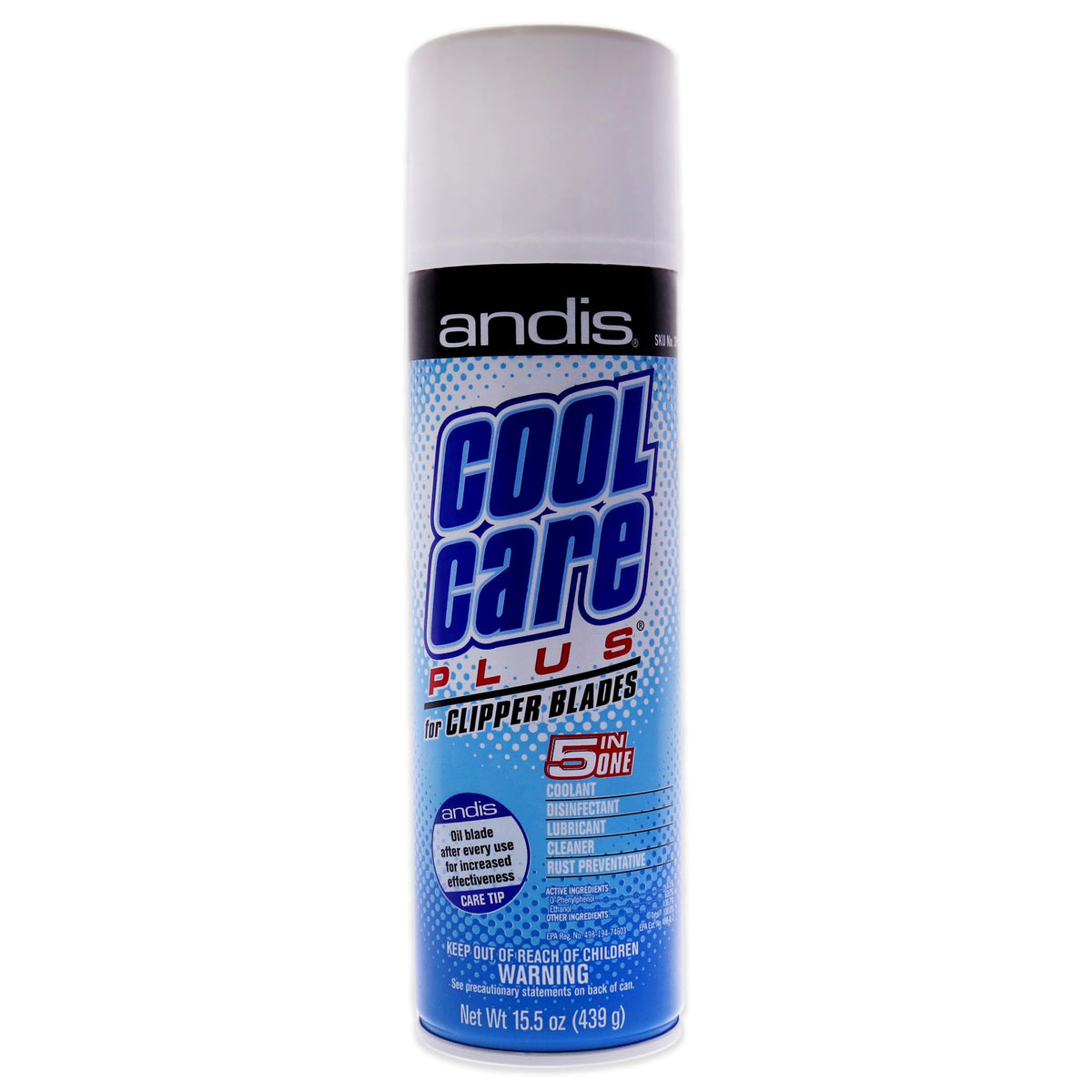 Andis Cool Care Plus For Blades 15.5 Ounce Aerosol (458ml) (6 Pack) – 15.5 Ounce (Pack of 6)