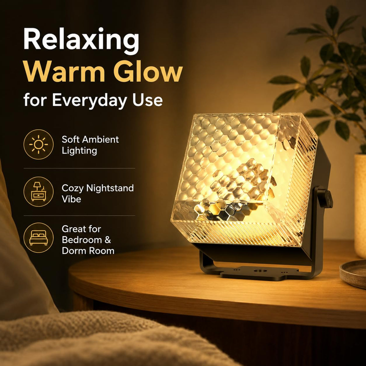 BUCLHOZ 2 Pack Party Lights, Disco LED Lights Sound Activated with Remote Controls, Dual Strobe Mood Lighting for Indoor