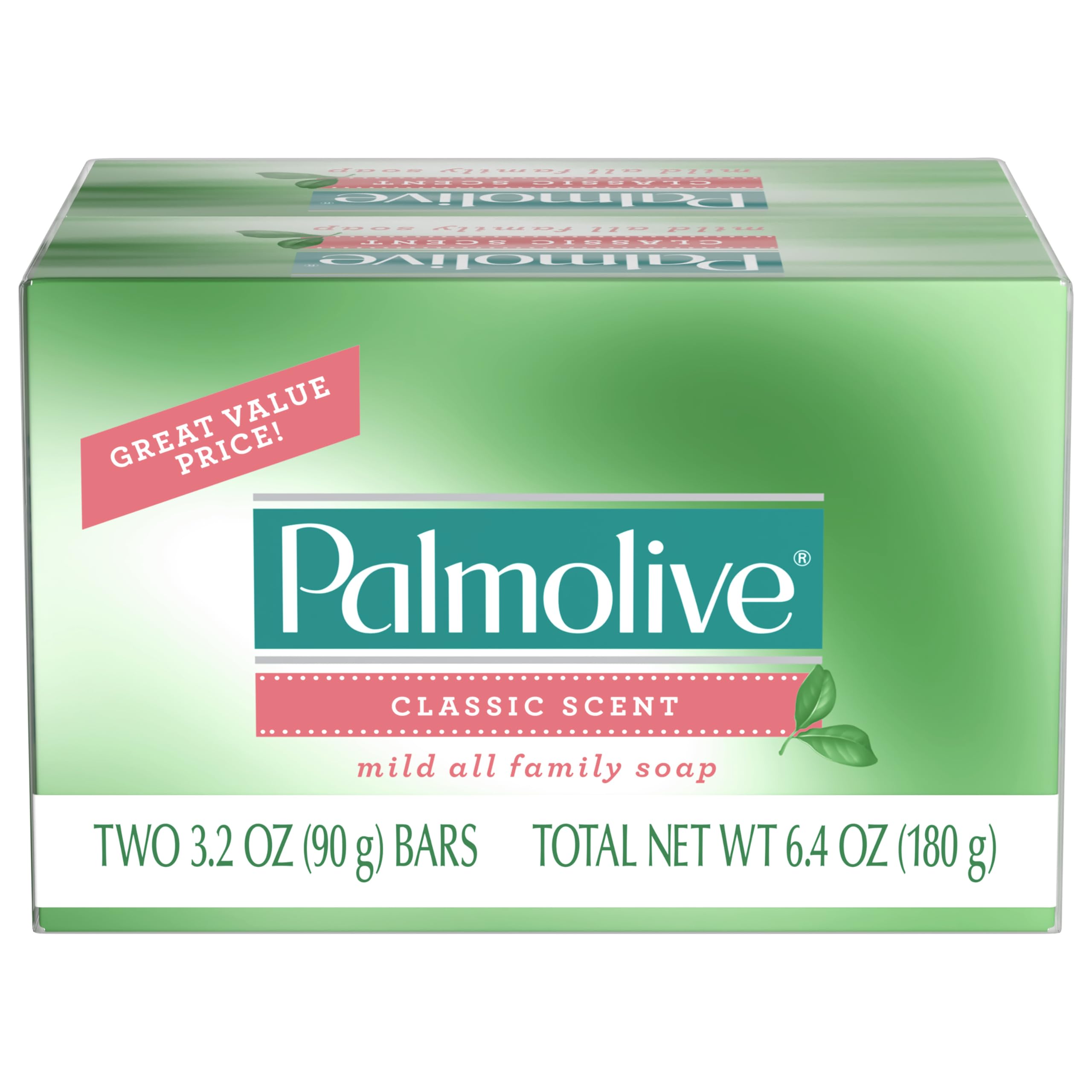Palmolive Bar Soap for Body and Hands, Bulk Size, Mild Classic Scent - 72 Count