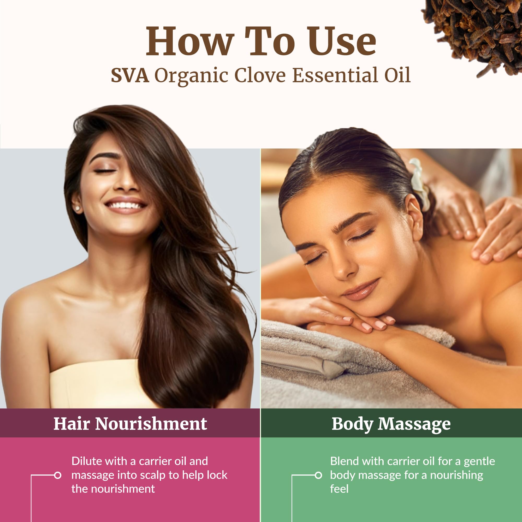 SVA Organics Organic Clove Bud Essential Oil 16oz Bulk