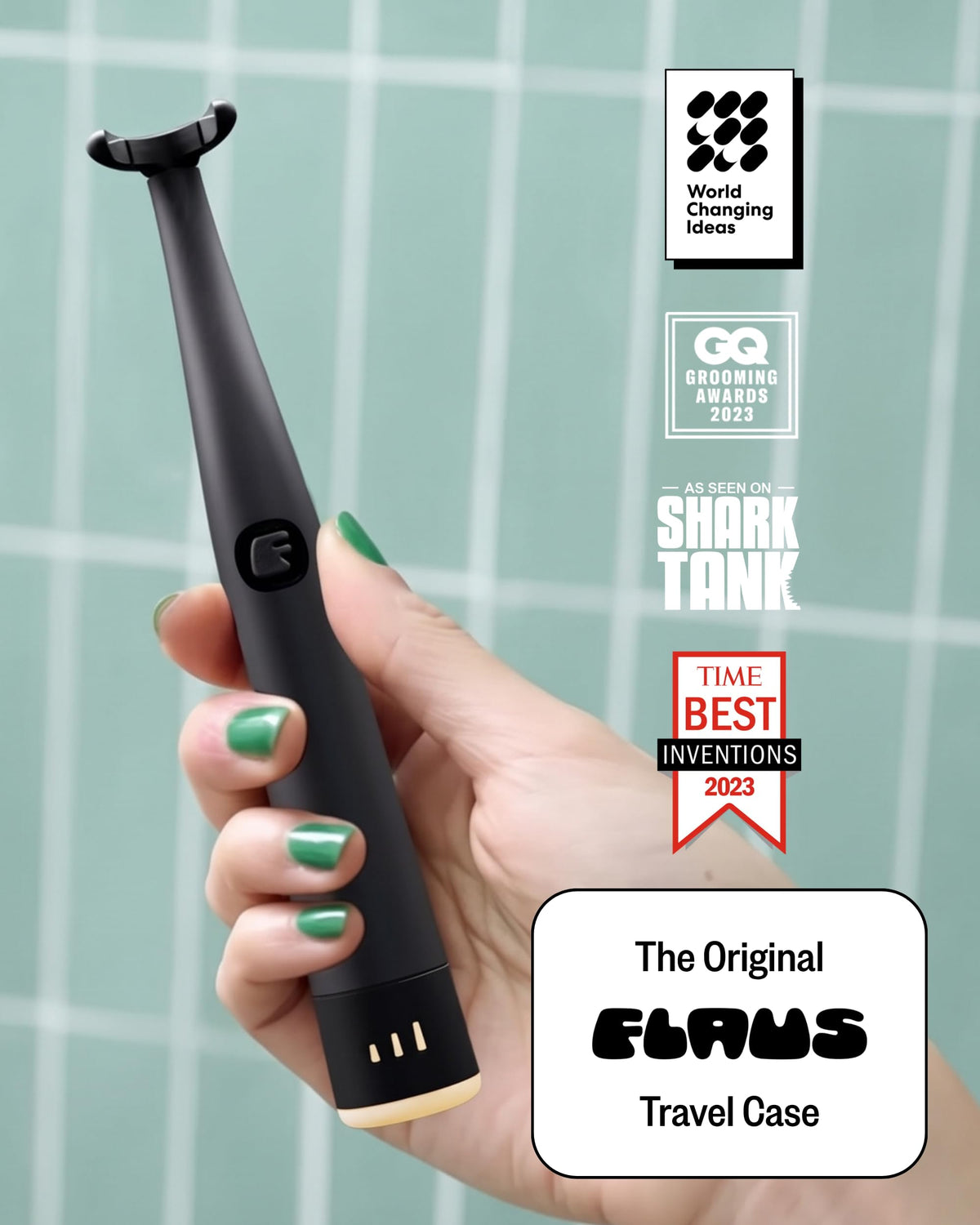 The Original Flaus Electric Flosser Travel Friendly Case - Flaus Official Imagery - 3