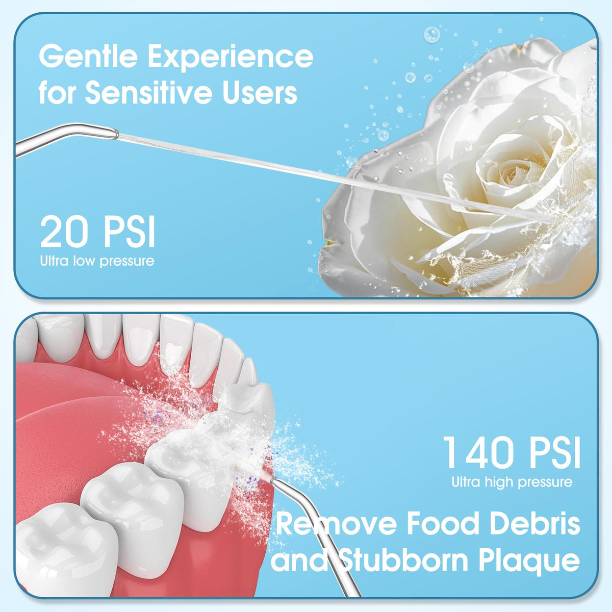 Water Flosser for Teeth Rechargeable Cordless Portable Oral - Cemobene Official Imagery - 4
