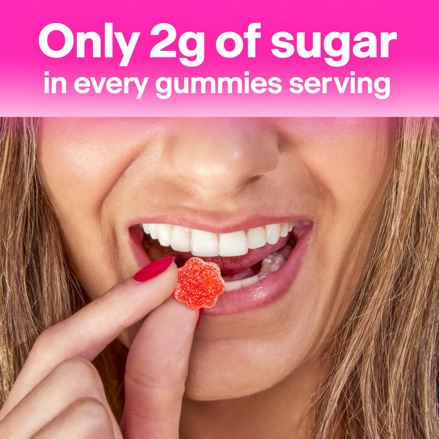 Belli Welli Fiber Gummies for GLP-1 Support — Watermelon, 120ct