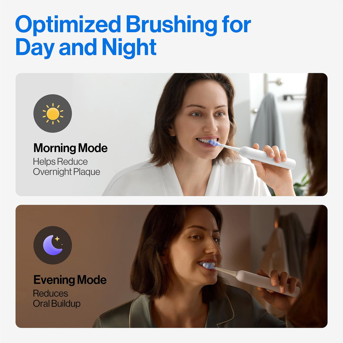usmile Y20PRO Smart Electric Toothbrush with APP AM PM Mode - usmile Official Imagery - 4