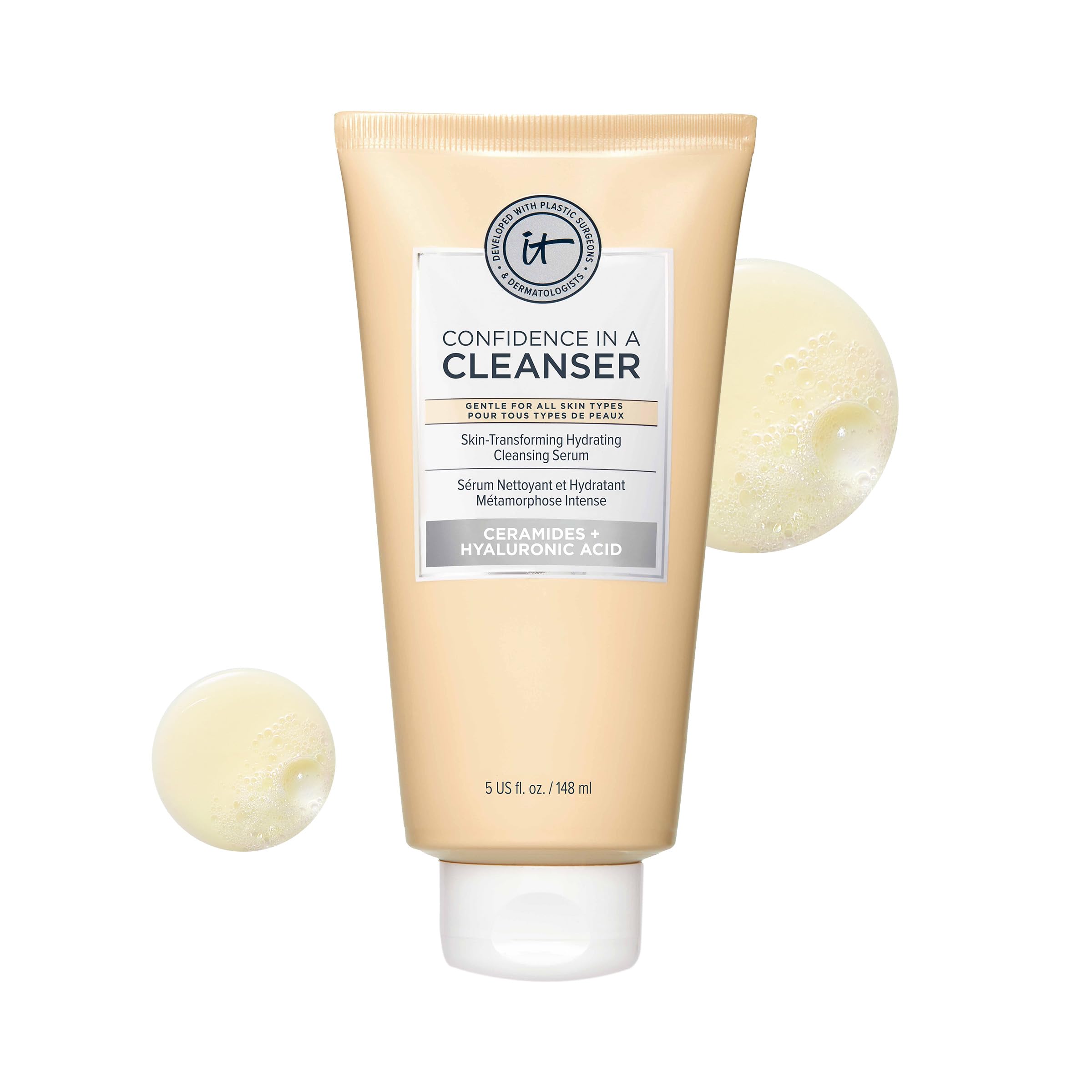 IT Cosmetics Confidence in a Cleanser - Daily Hydrating Serum - Product Imagery