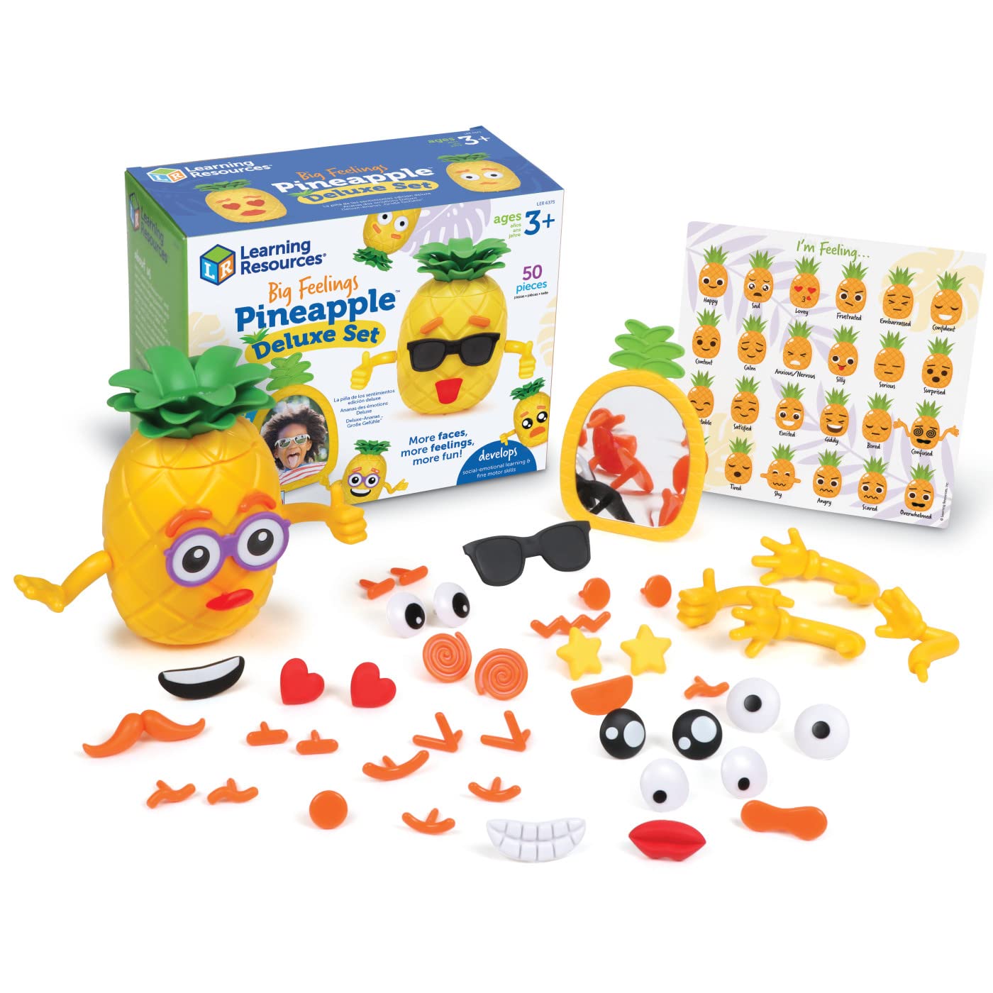 Learning Resources Big Feelings Pineapple Deluxe Set - Fine - Product Imagery