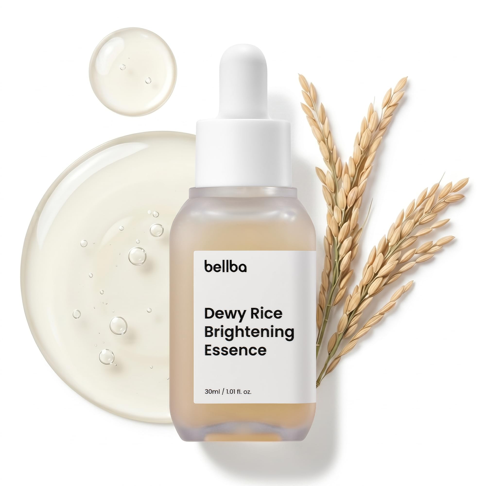 Dewy Rice Glow Serum Korean Face Serum, 1 fl.oz - Product Imagery