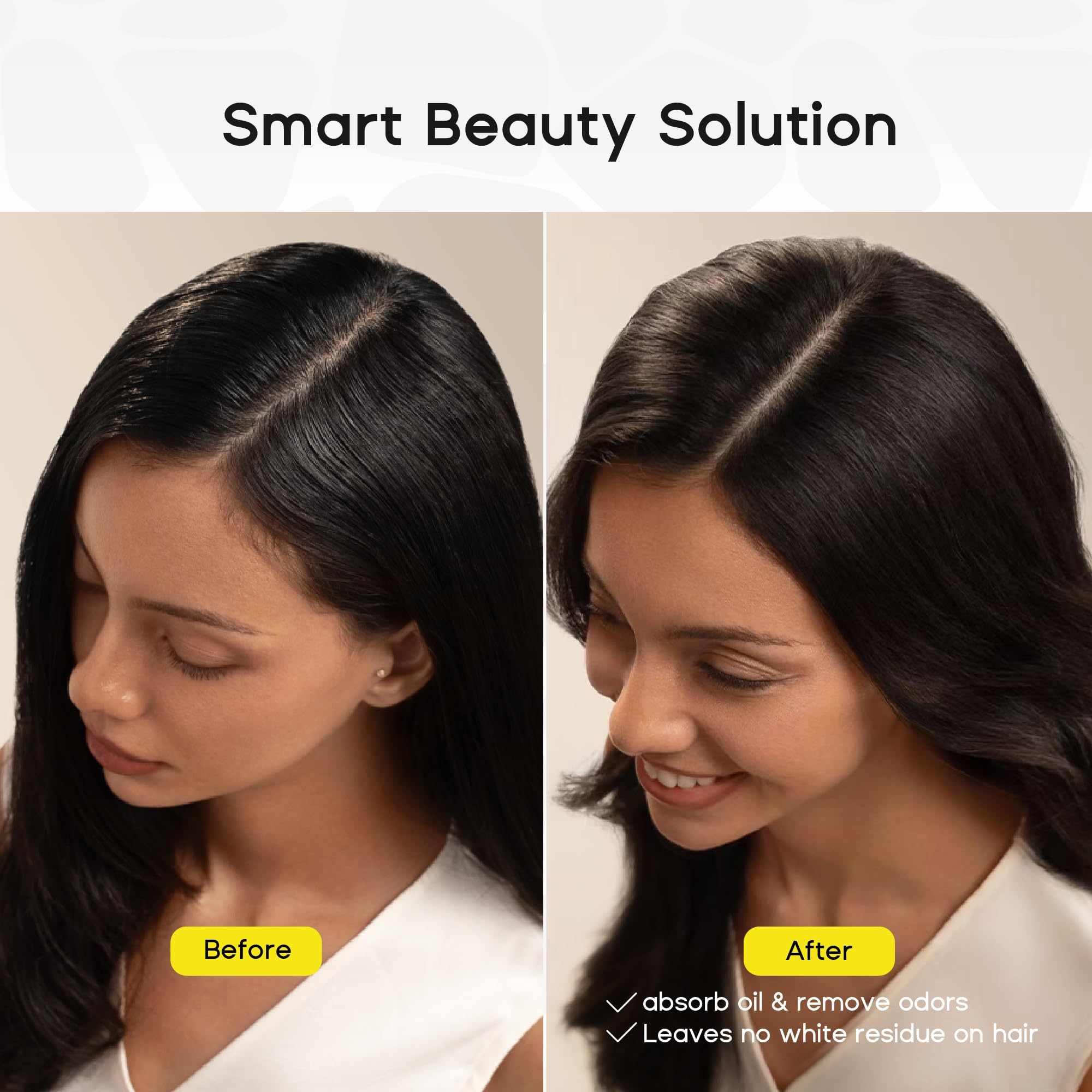 HALOVIDA Invisible Dry Shampoo 2-pack with instant oil control and volumizing effects, shown in a sleek spray bottle.