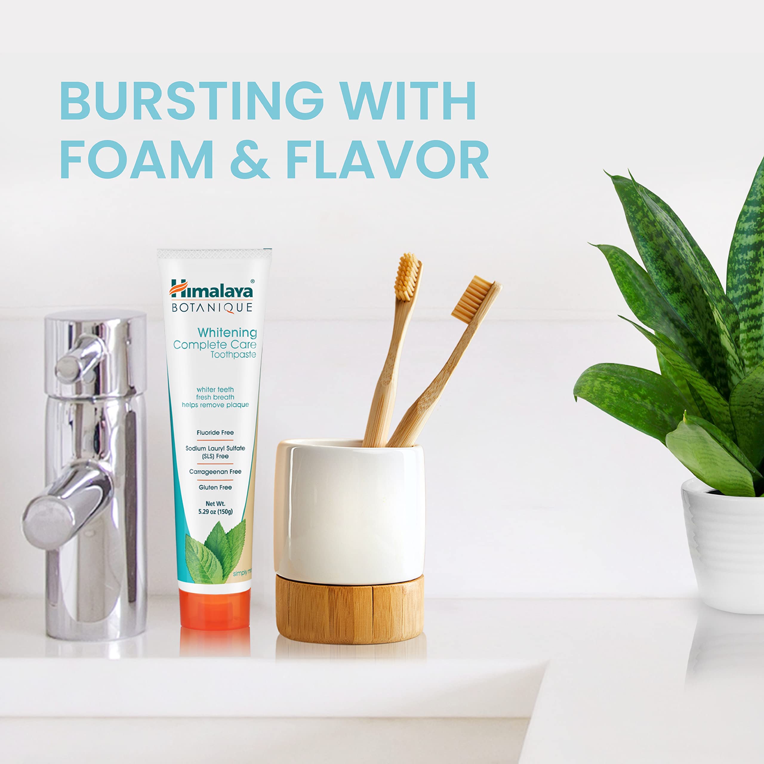 Himalaya Botanique Whitening Toothpaste 4-Pack 5.29oz