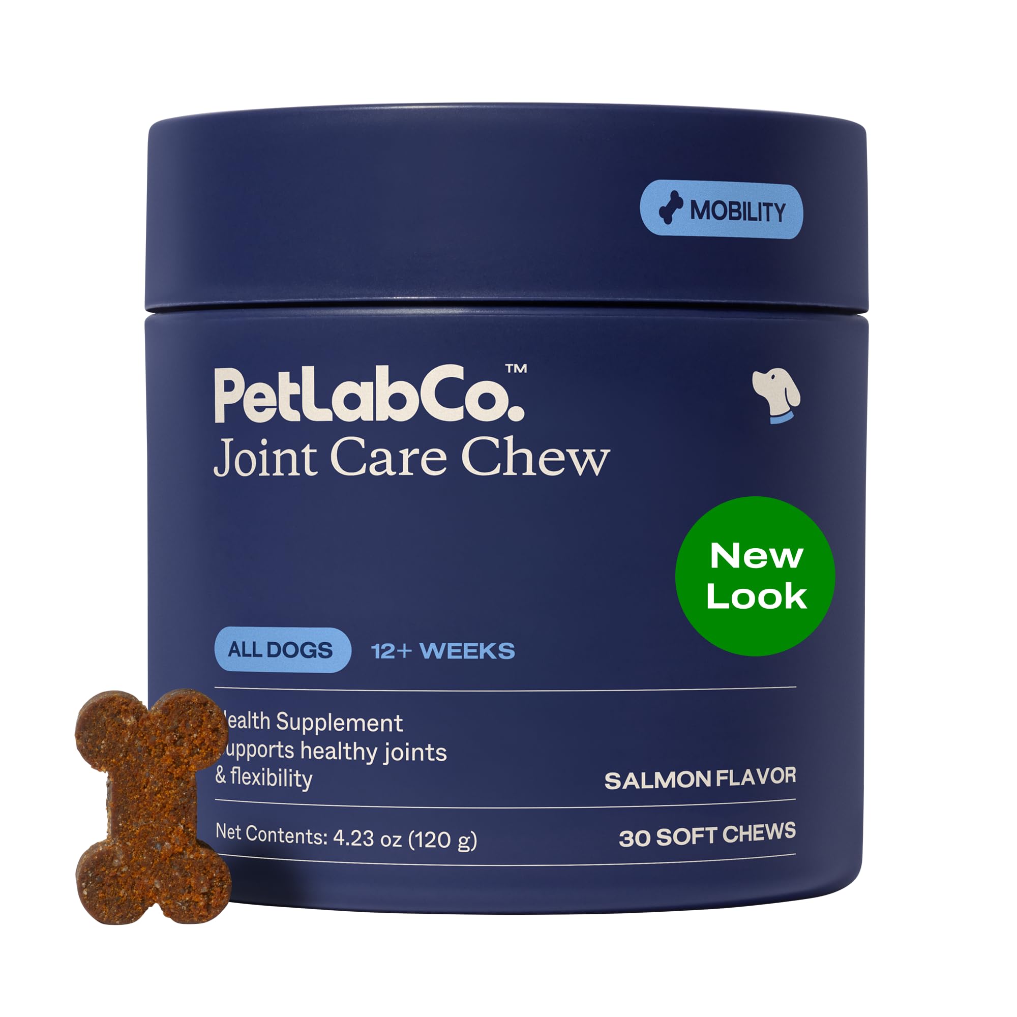 PetLab Co. Joint Care Chews for Dogs, 30 Soft Chews, Salmon - Product Imagery