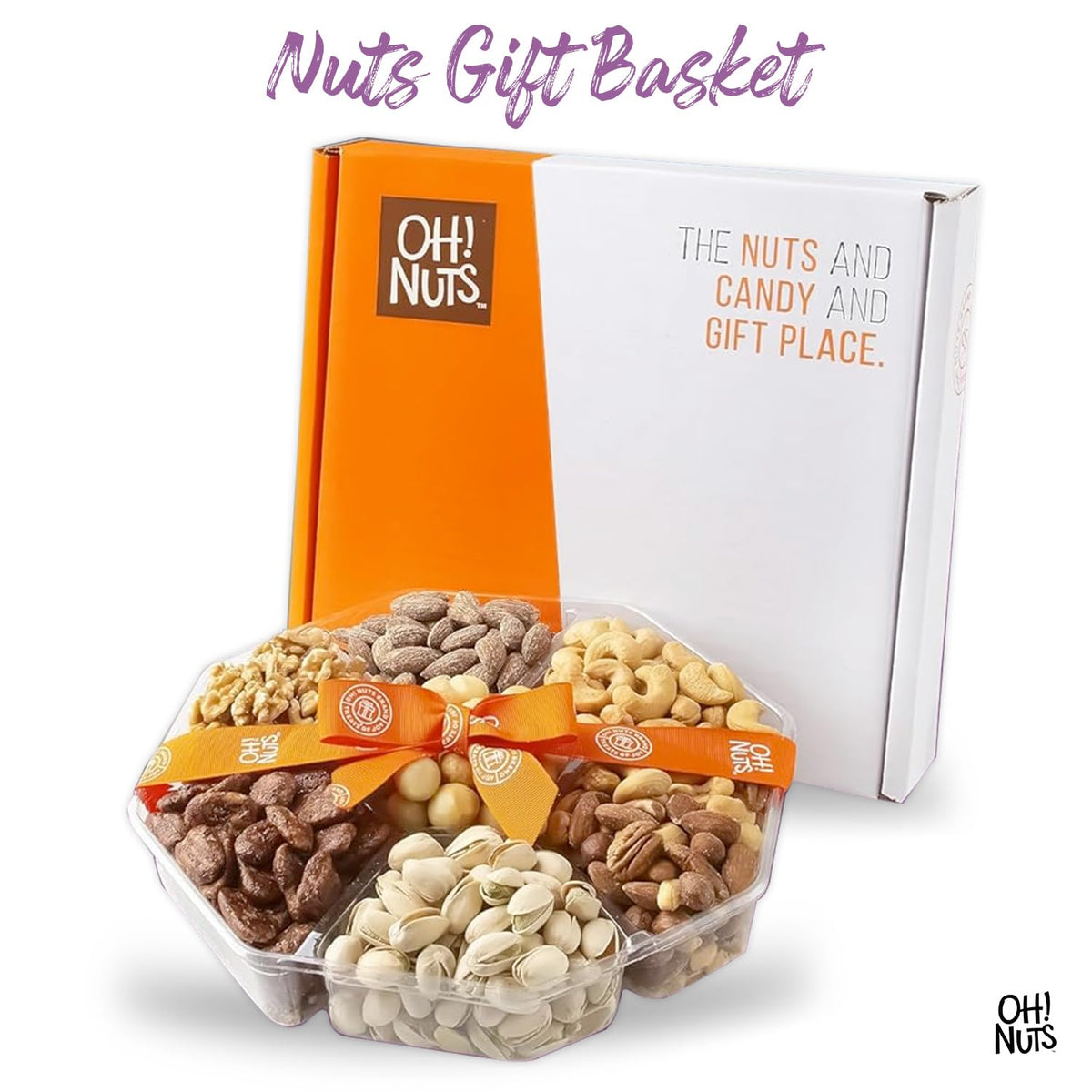 Oh Nuts 7 Variety Nuts Gift Basket - Oh! Nuts Official Imagery - 5