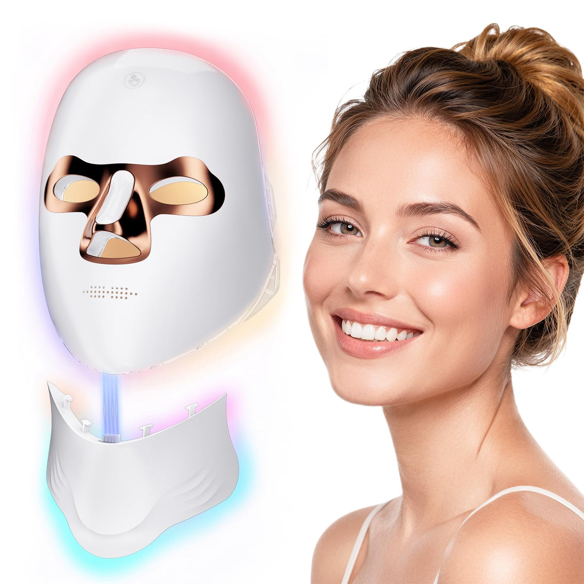 Red Light Therapy for Face Neck Wireless LED Face Mask - Mapretty Official Imagery - 2