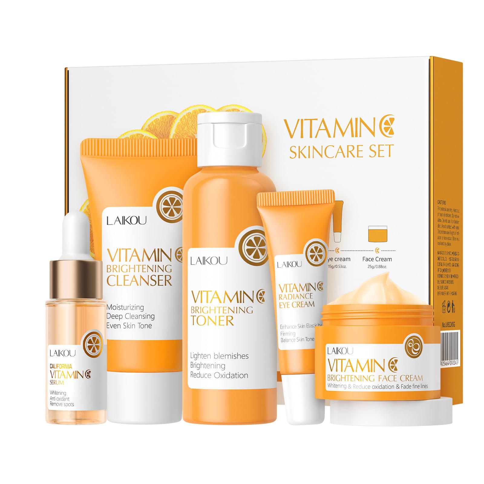 Vitamin C Skincare Set,Face Skin Care Set for Women,Vitamin C - Product Imagery