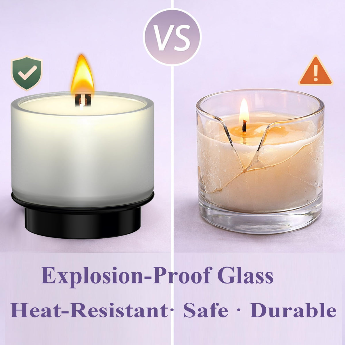 Smart Scented Candle Aromatherapy Candles for Home 4 Pack - XQMI Official Imagery - 7