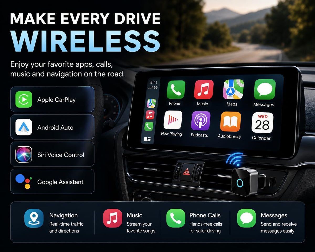 Headley Mobile Wireless CarPlay Adapter – close-up detail