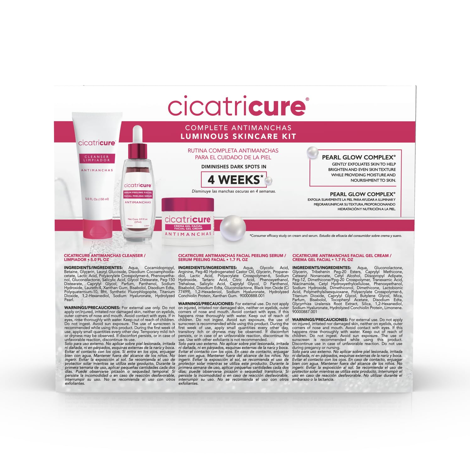 Cicatricure Antimanchas 3-in-1 Skincare Kit, Dark Spot Minimizer Set