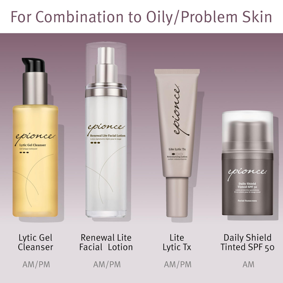 Epionce Lytic Gel Cleanser Gentle Foaming Face Wash Blemish Makeup Remover – Gels on display
