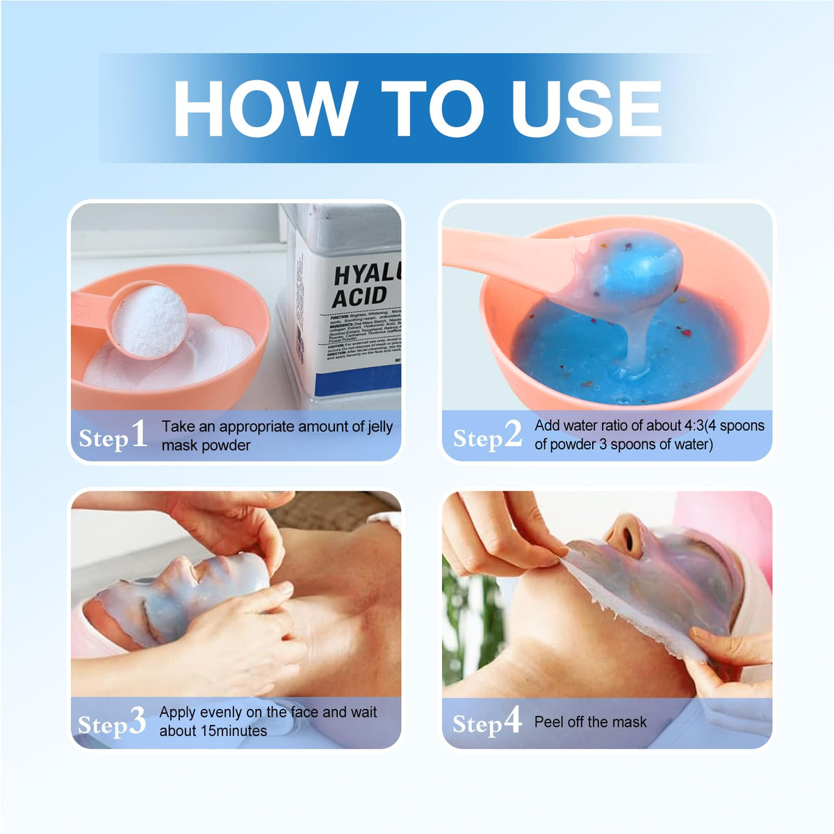 Jelly Masks for Facials Professional Hydrating Moisturizing - Angeland Official Imagery - 5