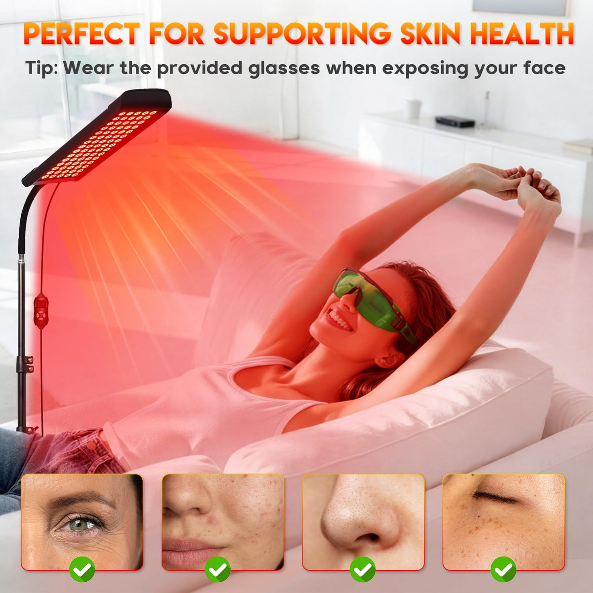 Red Light Therapy for Face Body Red Infrared Light Therapy - Norsfro Official Imagery - 7
