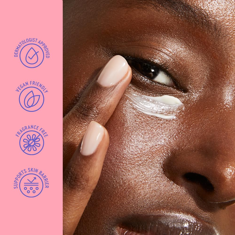 BYOMA Barrier Repair Eye Cream in a small jar, designed to hydrate and soothe the delicate skin around the eyes.