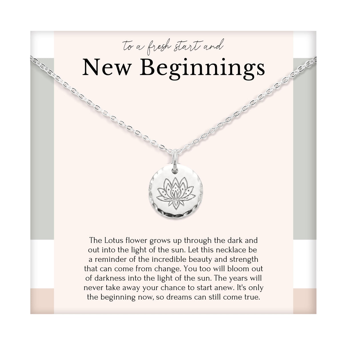 HOPE LOVE SHINE Inspirational Necklaces Women Sterling Silver Gold – product photo (Pendant Necklaces)
