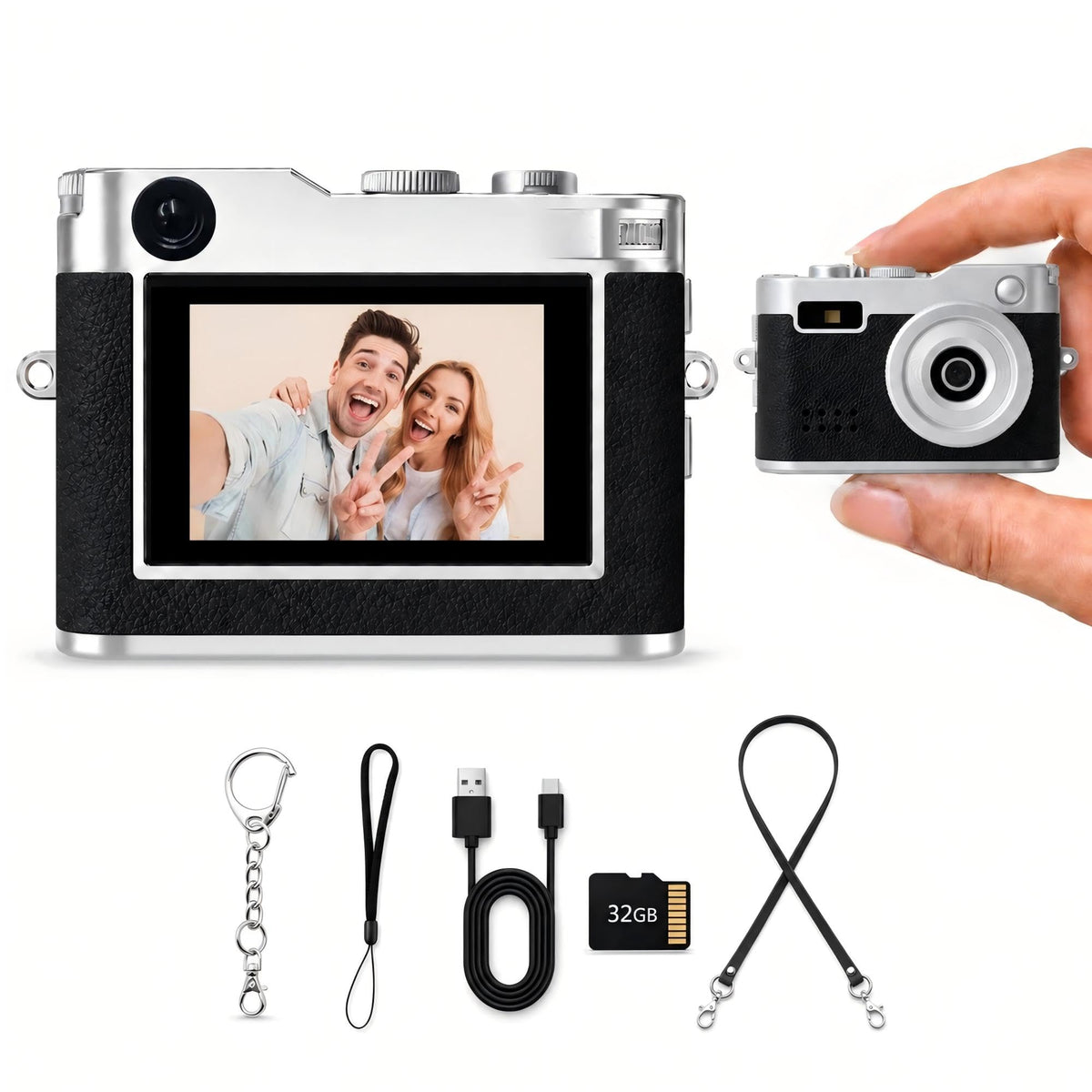 Mini Keychain Camera Unique Gift for Birthday Graduation - Tizycod Official Imagery - 2