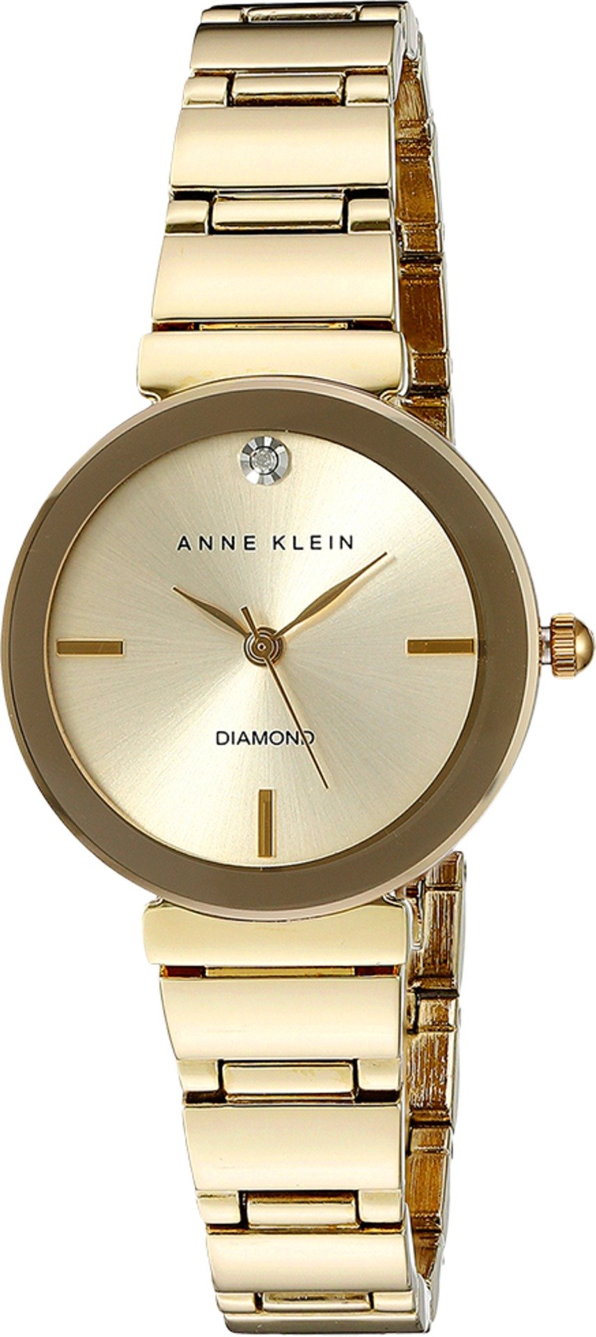 Anne Klein Women's Genuine Diamond Dial Bracelet Watch – Two Tone