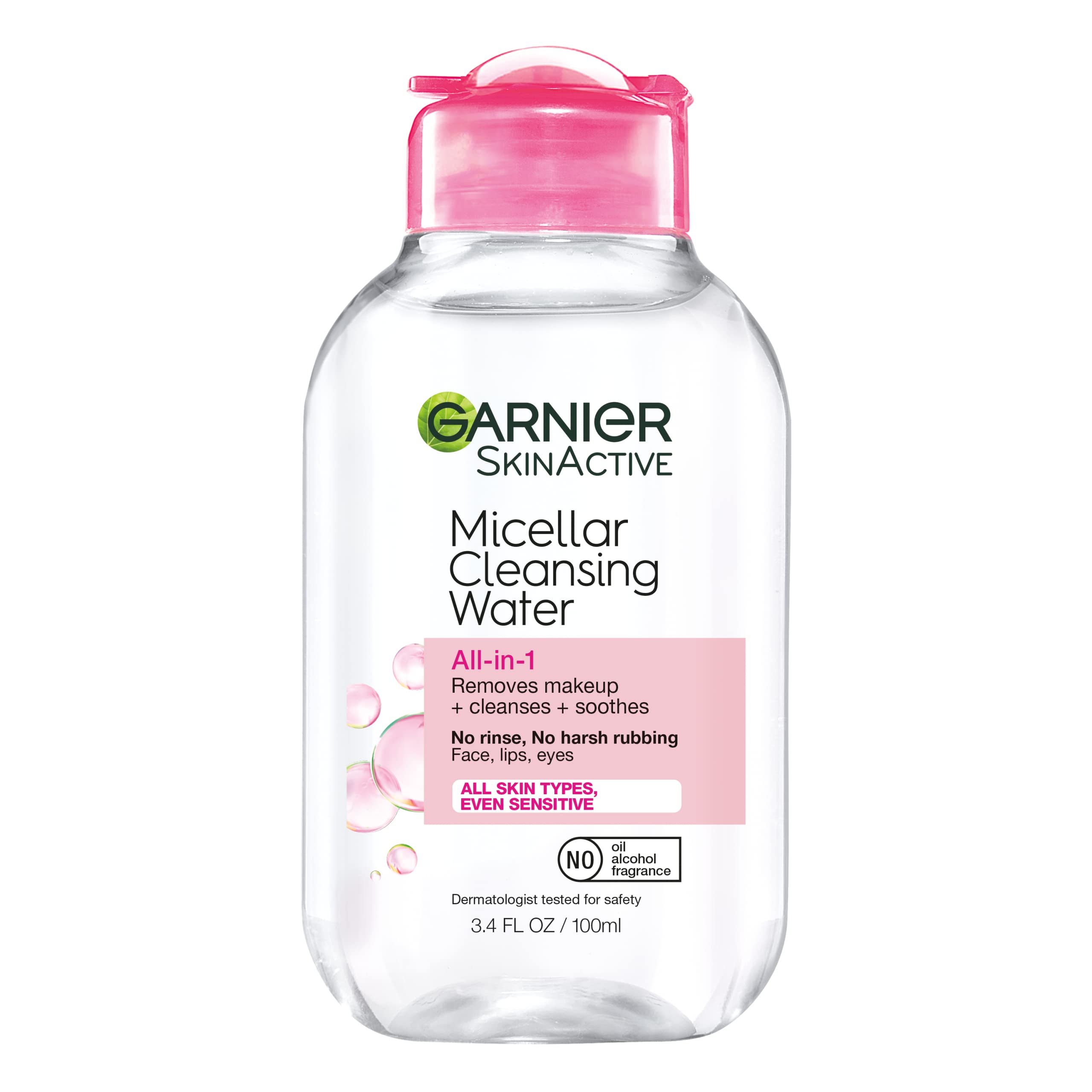 Garnier Micellar Cleansing Water, All-in-1 Makeup Remover and - Product Imagery