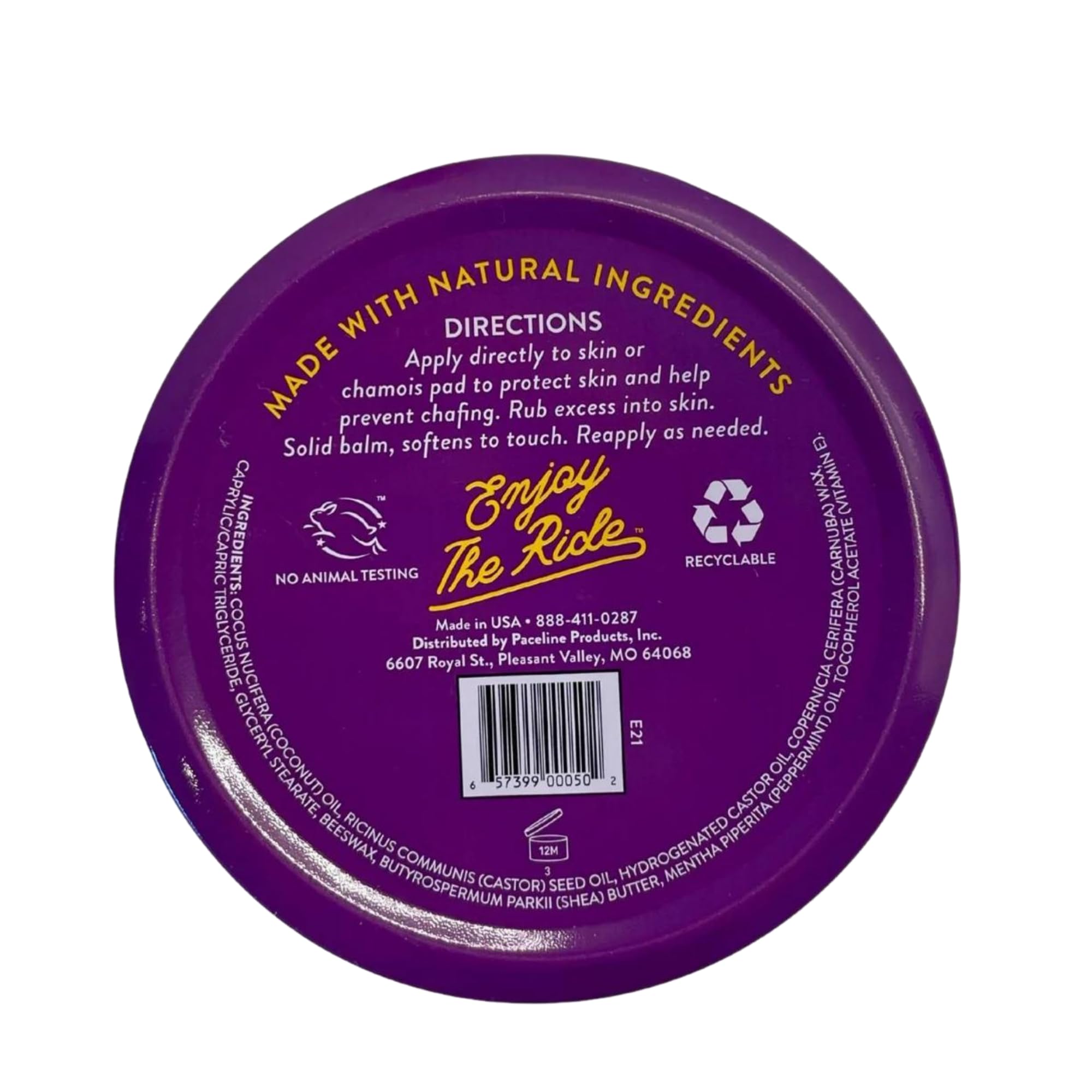 Chamois Butt'r Ultra Anti-Chafe Balm in a 5 oz jar, a skin protectant for chafing prevention and comfort during physical activities.