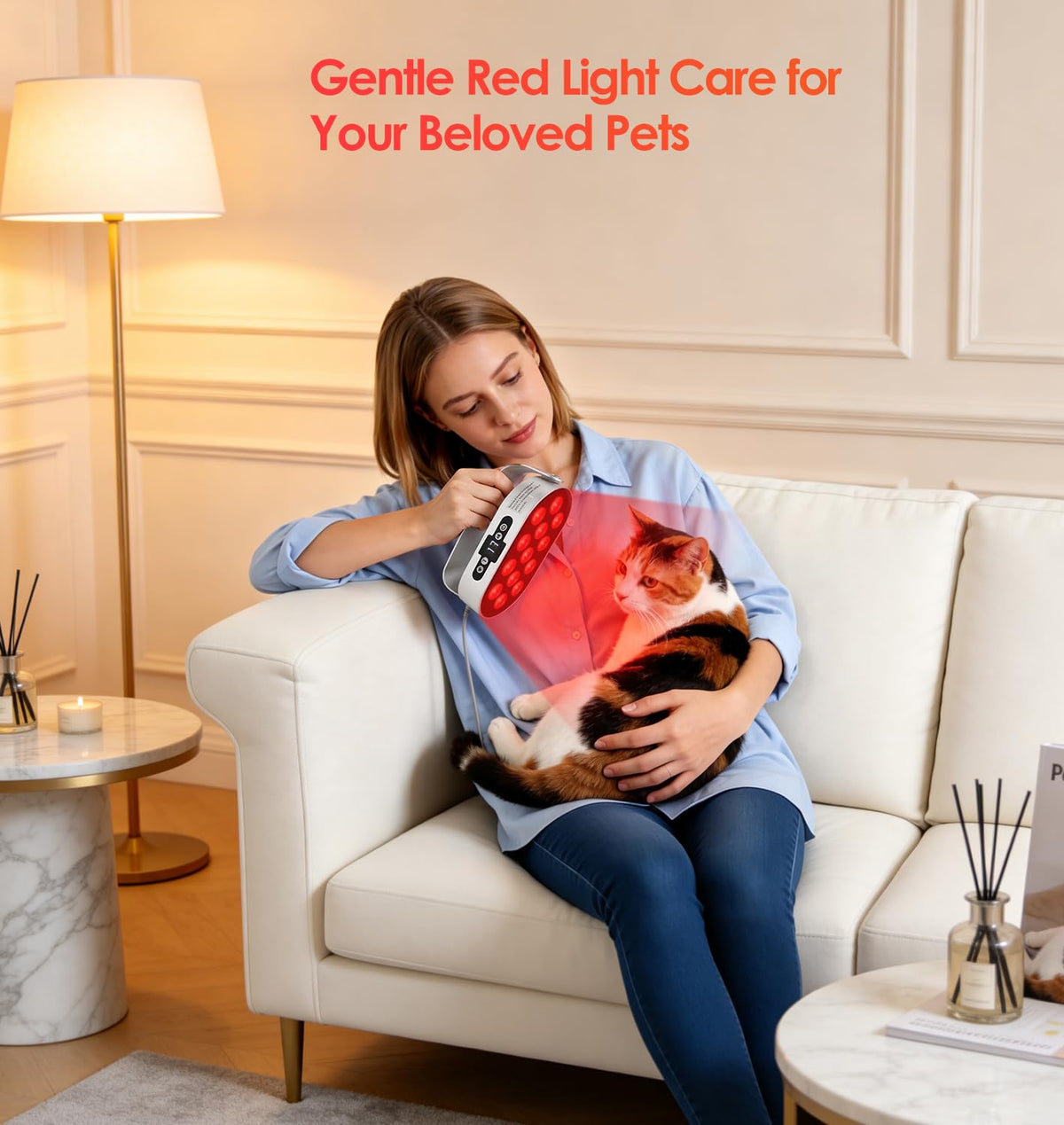 Mini Handheld Portable red Light Therapy Device - DONGRI Official Imagery - 4