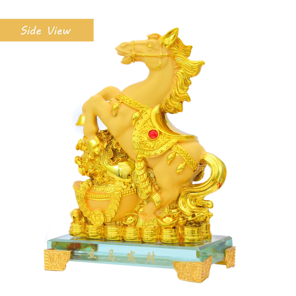 Feng Shui Chinese Zodiac Year Golden Resin Collectible - Bwinka Official Imagery - 5