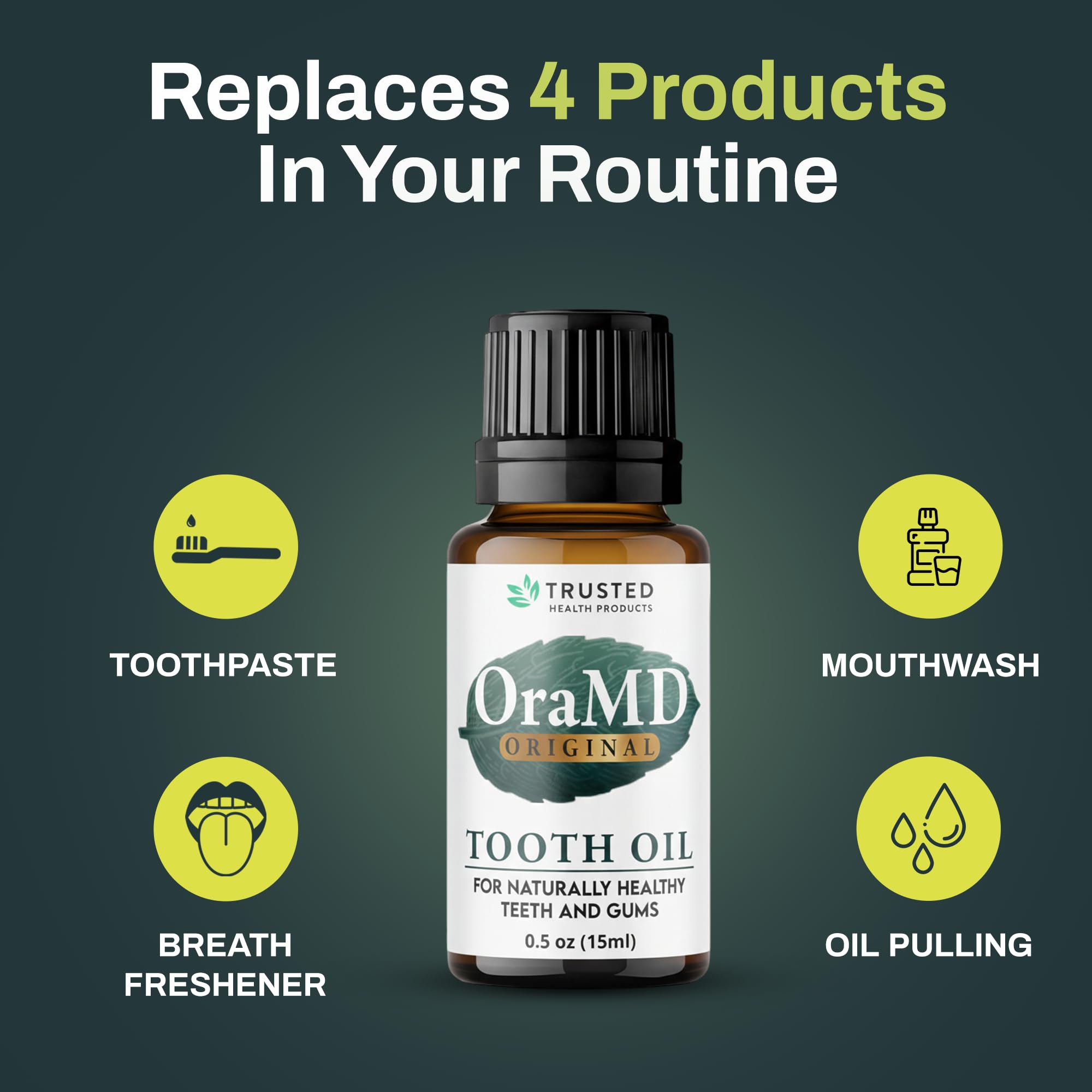 OraMD 4-in-1 Original Tooth Oil | Gum Disease Treatment
