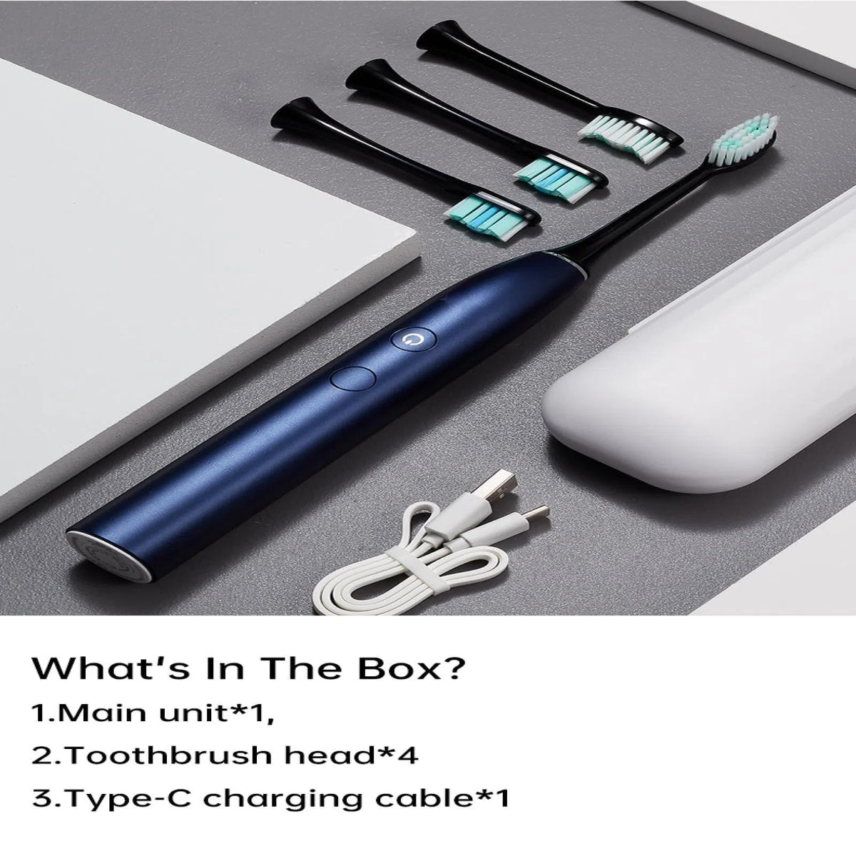 Electric Toothbrush for Adults Rechargeable Toothbrush with - SSKYLMS Official Imagery - 3