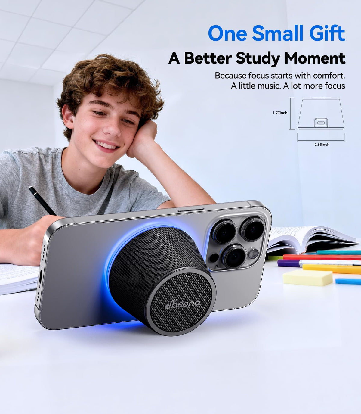 dbsono Stocking Stuffers for Teen Boys, Gifts for Men, Portable Bluetooth Speaker – product photo (Portable Bluetooth Sp