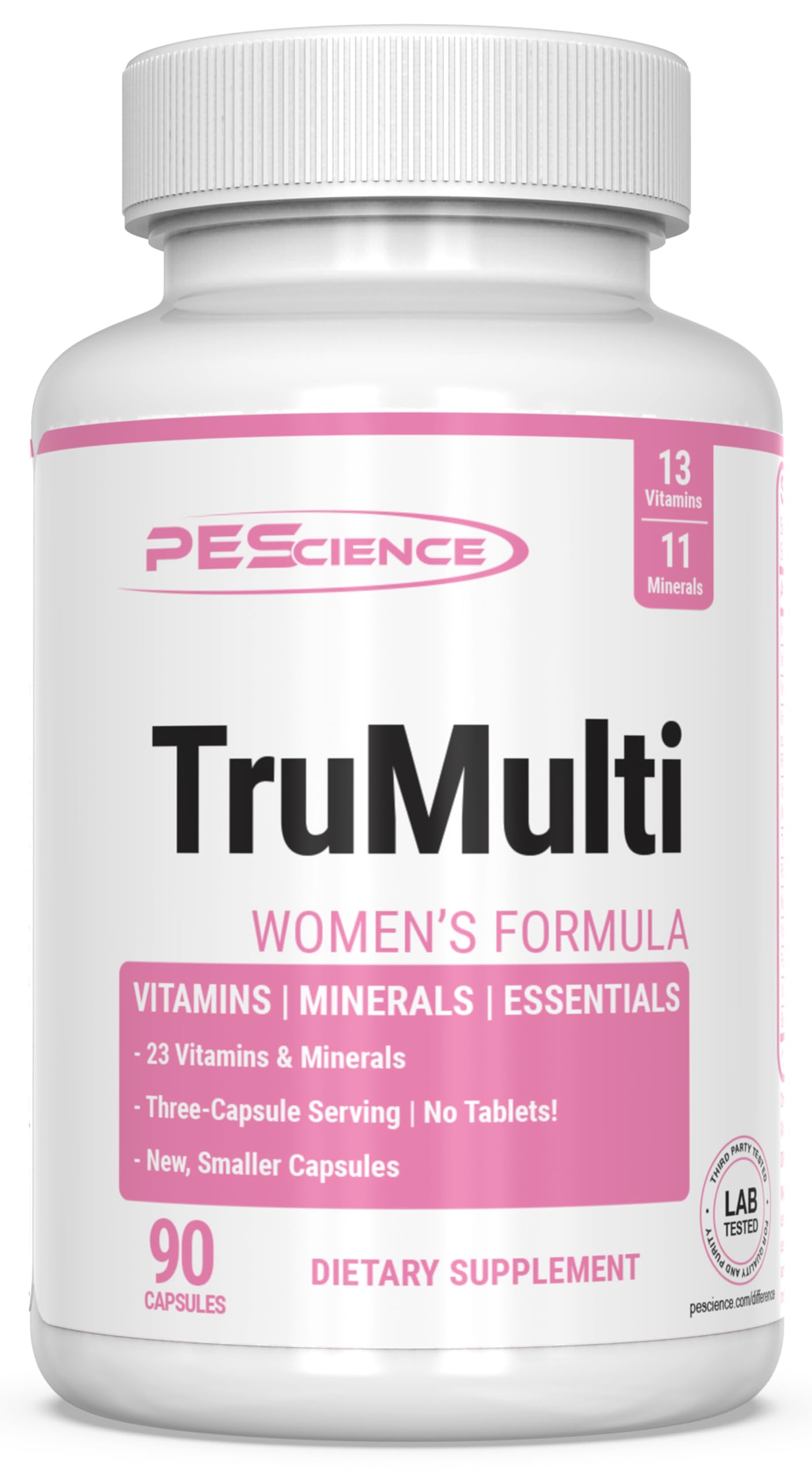 PEScience TruMulti Multivitamin for Women, 30 Day Supply - Product Imagery