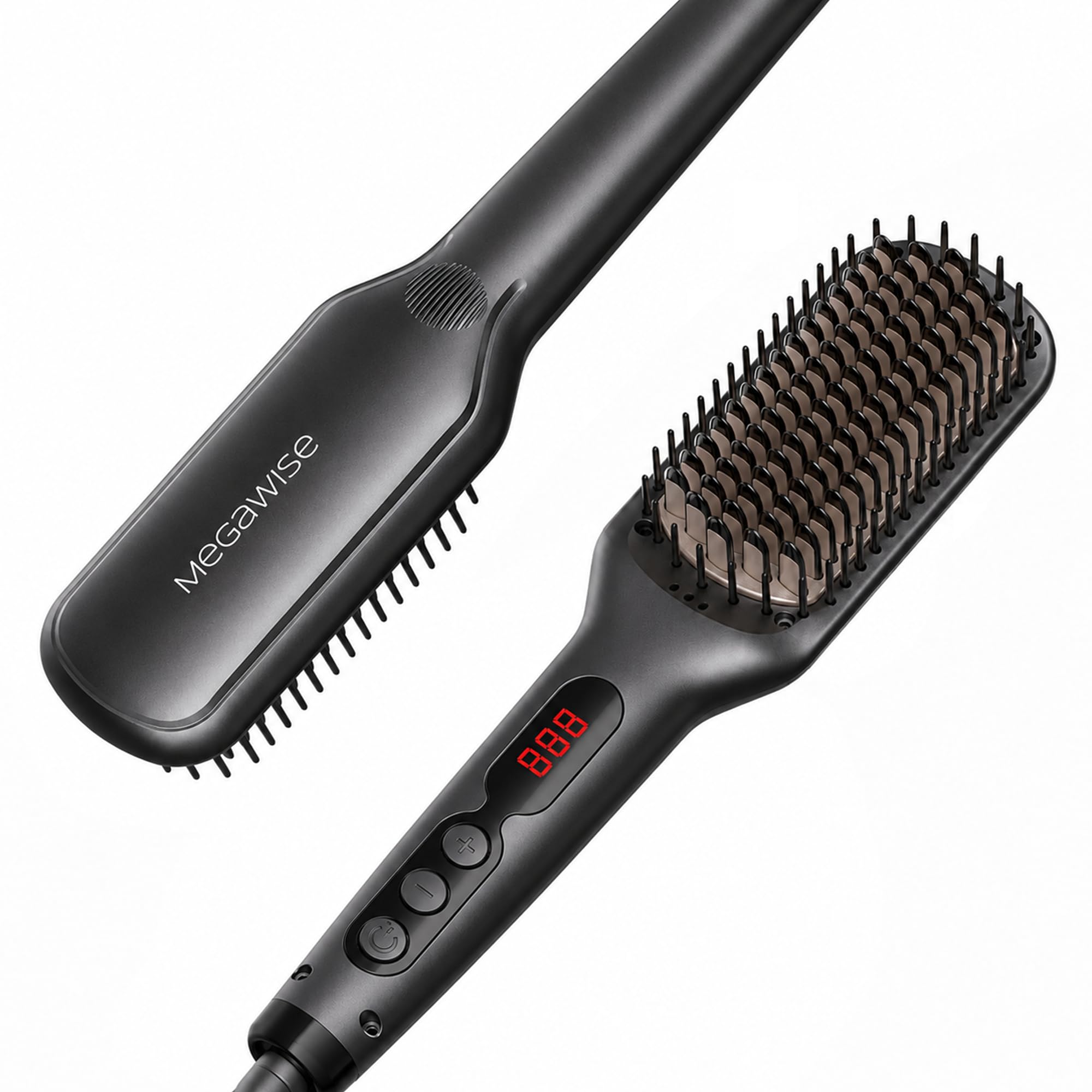 MegaWise Pro Ceramic Ionic Hair Straightener Brush