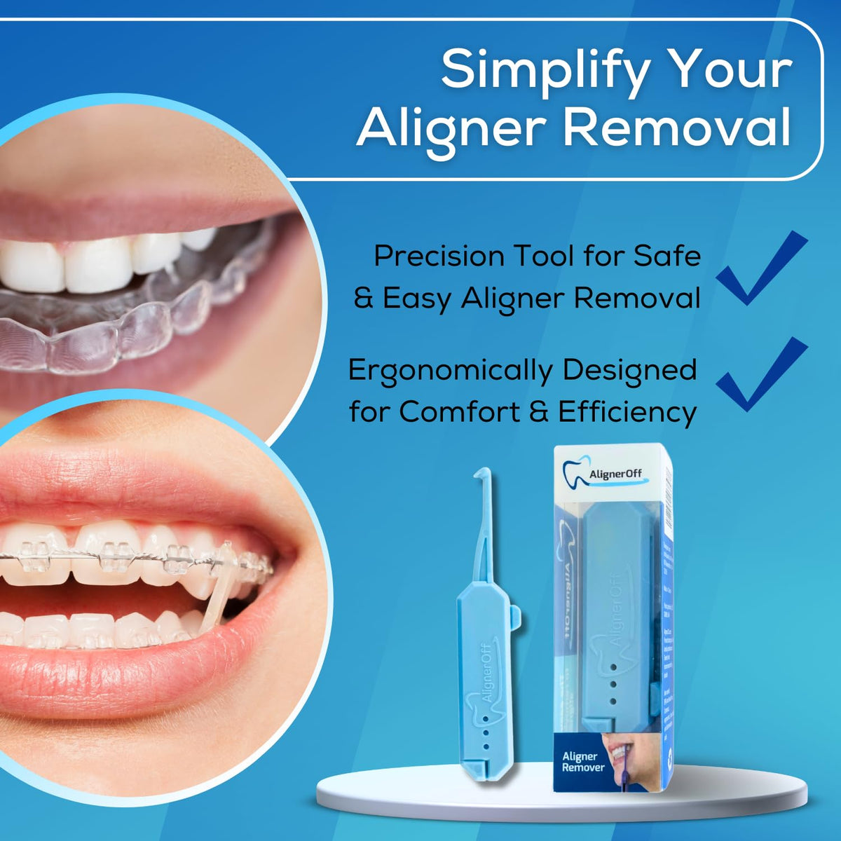 Dental Kits 6 Piece Oral Care Set with Aligner Removal Tool - AlignerOff Official Imagery - 4